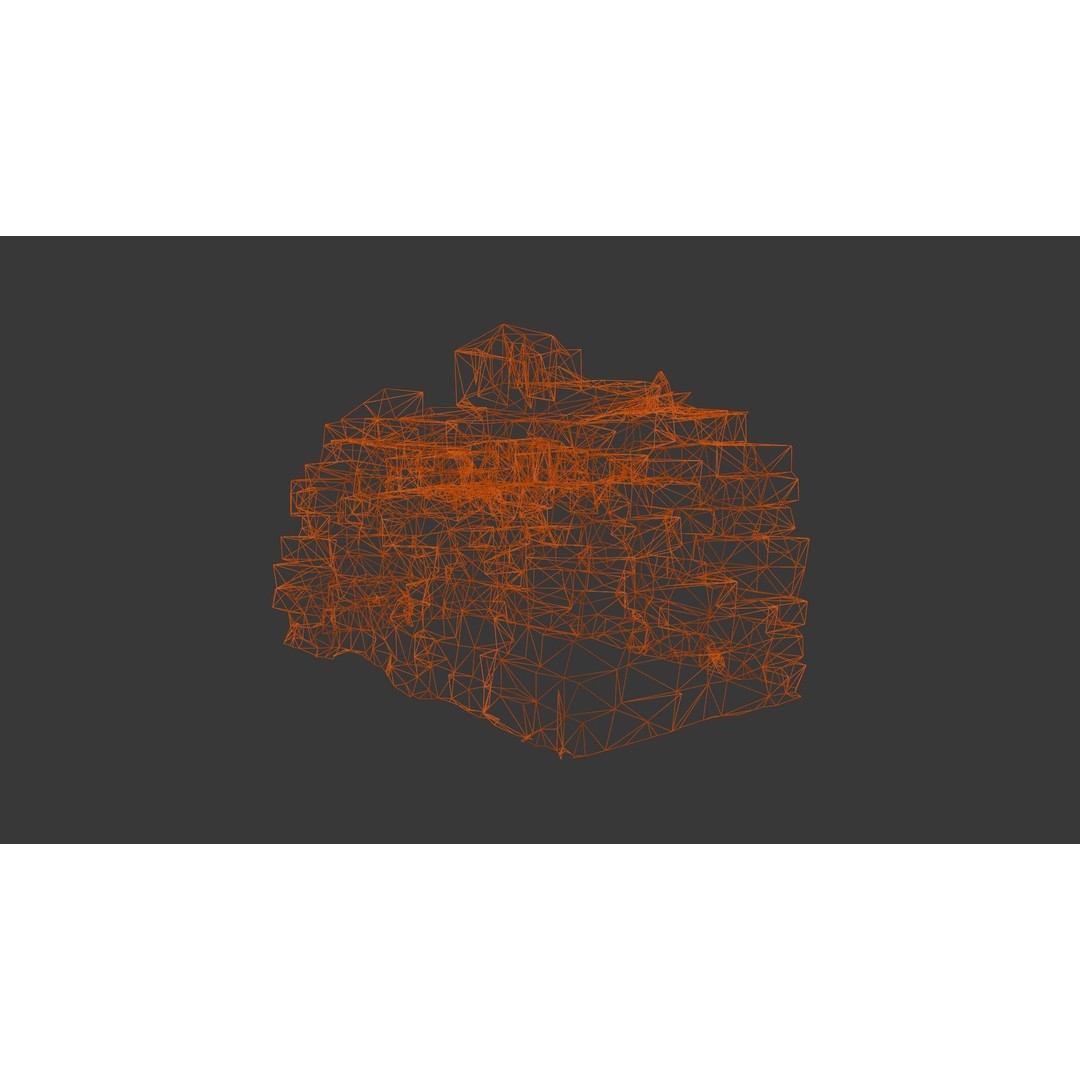 Bricks 3D Model – Low Poly Architectural Asset, FBX, OBJ - View 12