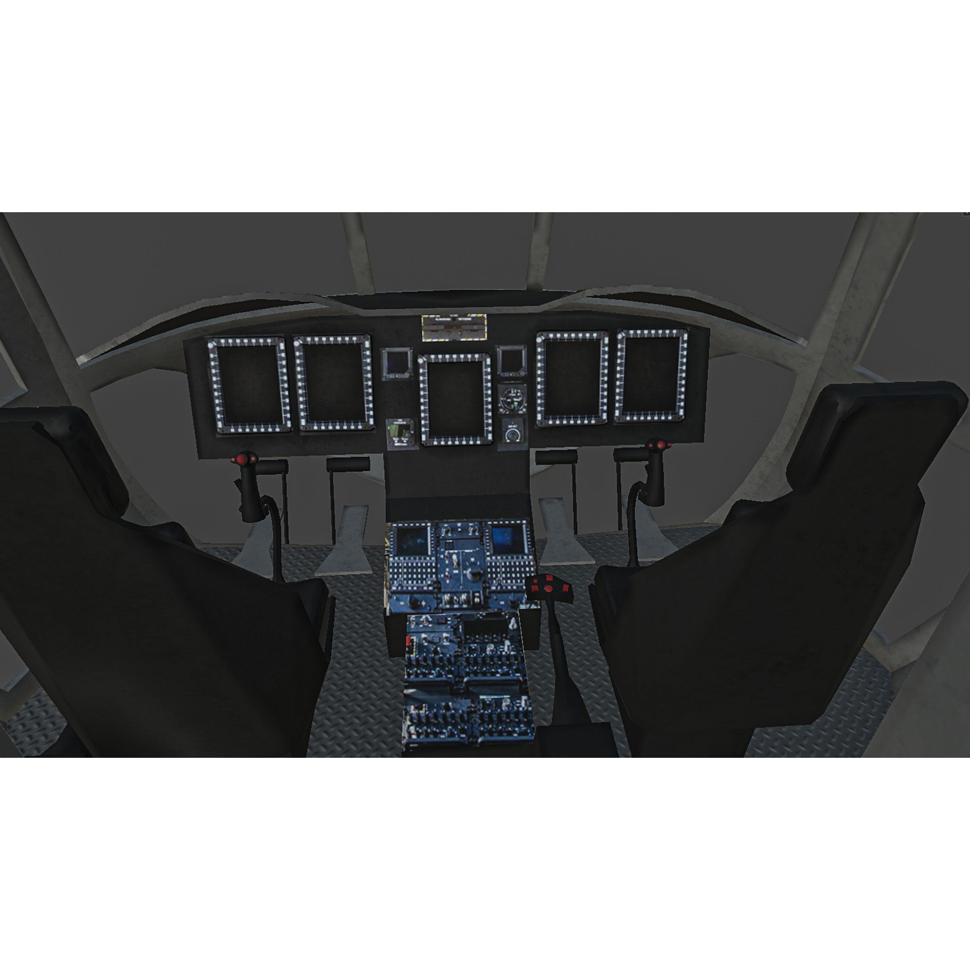 Chinook Helicopter - Low-Poly Game-Ready 3D Model