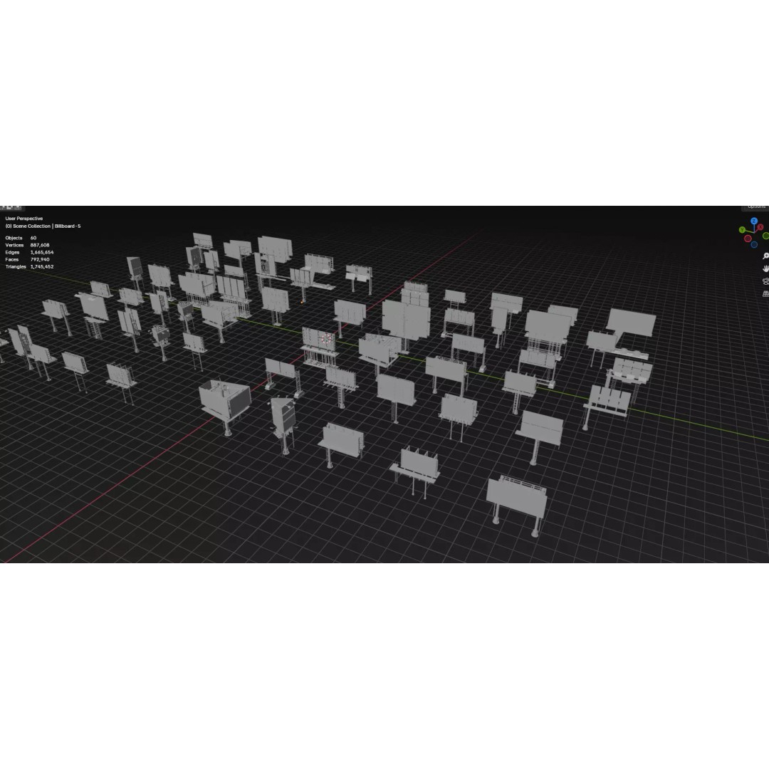 City Buildings 3D Model – Low Poly Game Asset Pack, FBX, OBJ - View 47