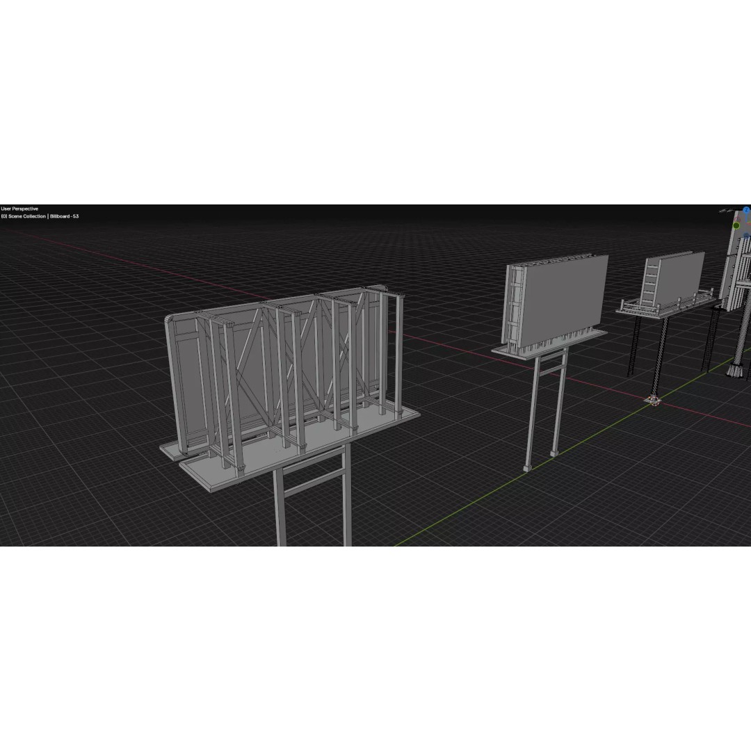 City Buildings 3D Model – Low Poly Game Asset Pack, FBX, OBJ - View 68