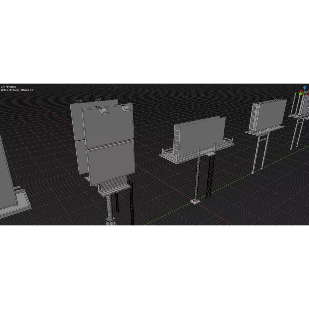 City Buildings 3D Model – Low Poly Game Asset Pack, FBX, OBJ - View 71