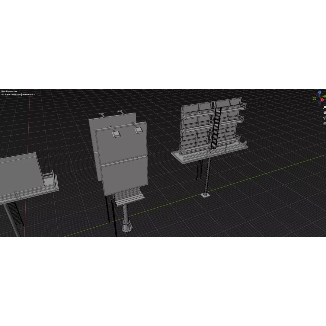 City Buildings 3D Model – Low Poly Game Asset Pack, FBX, OBJ - View 74