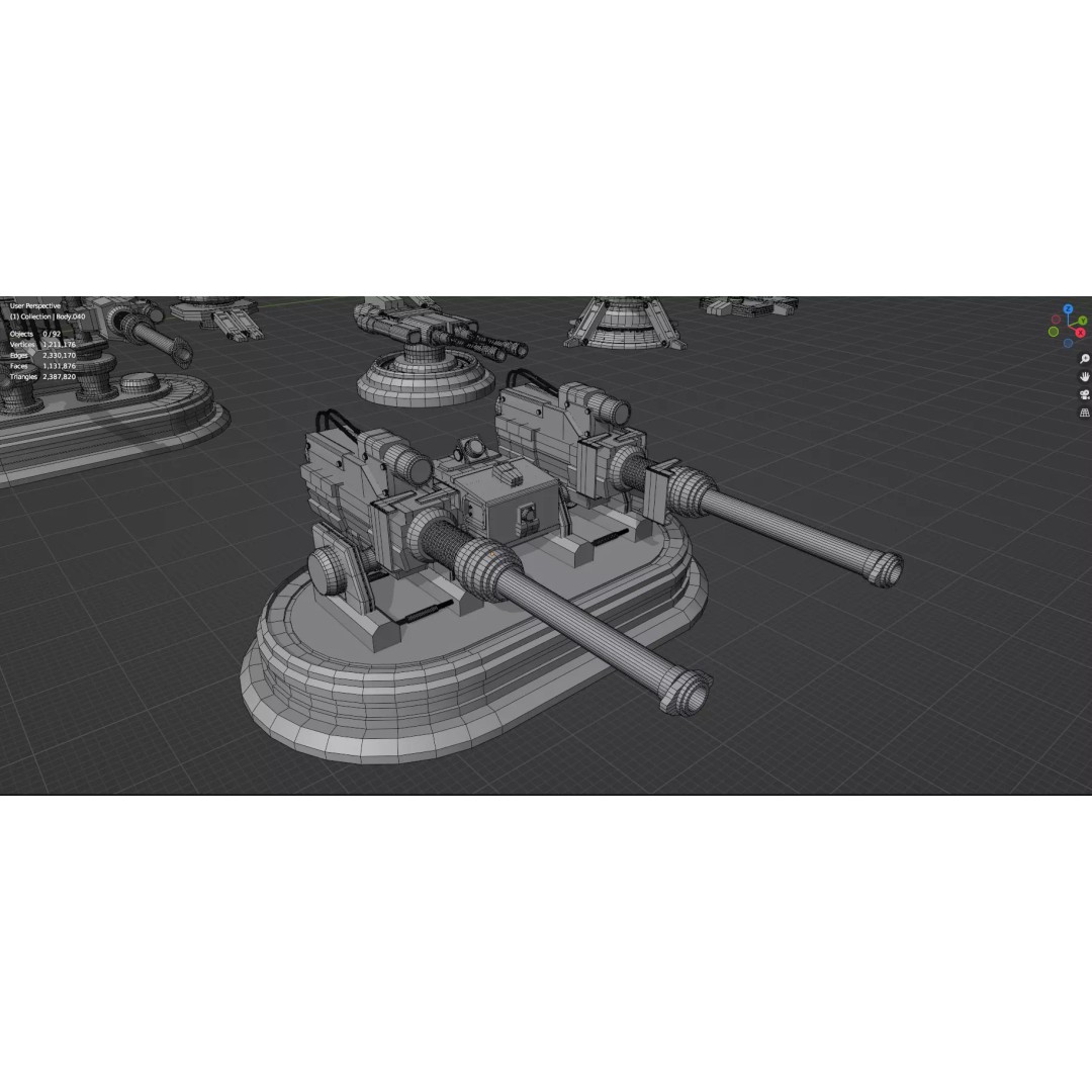 City Buildings 3D Model – Low Poly Game Asset Pack, FBX, OBJ - View 88