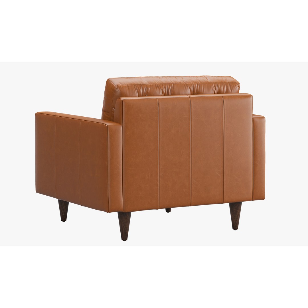 Joybird Eliot Leather Chair 3D Model – Tufted Modern Design, FBX, OBJ - View 23