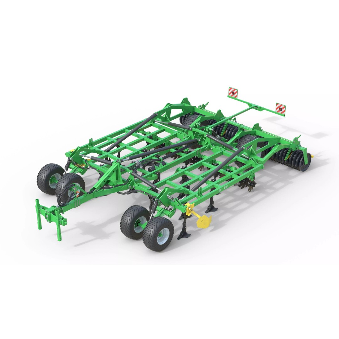 Farming Vehicle Collection 3D Model – Low Poly Game Asset, FBX, Blender - View 12