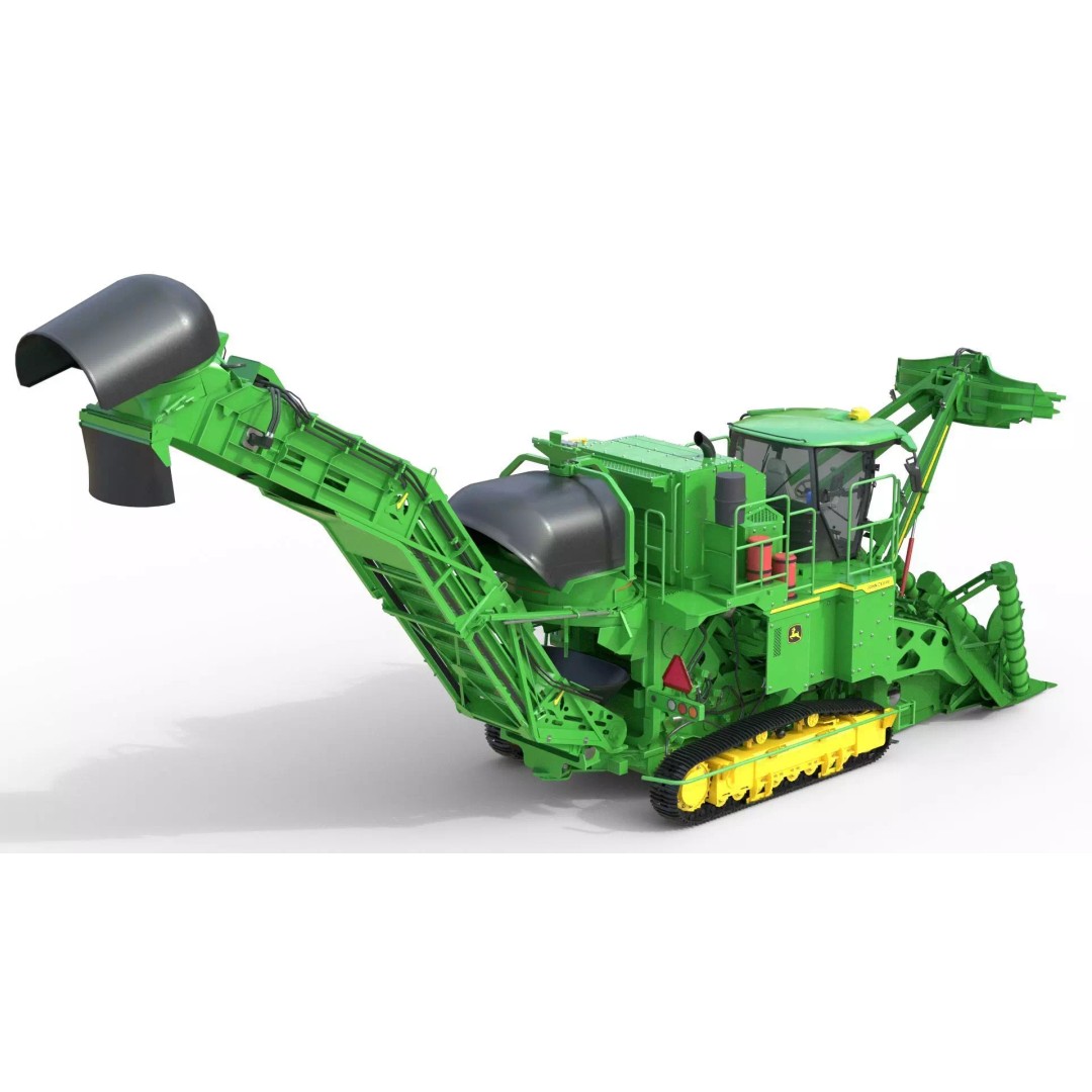 Farming Vehicle Collection 3D Model – Low Poly Game Asset, FBX, Blender - View 5