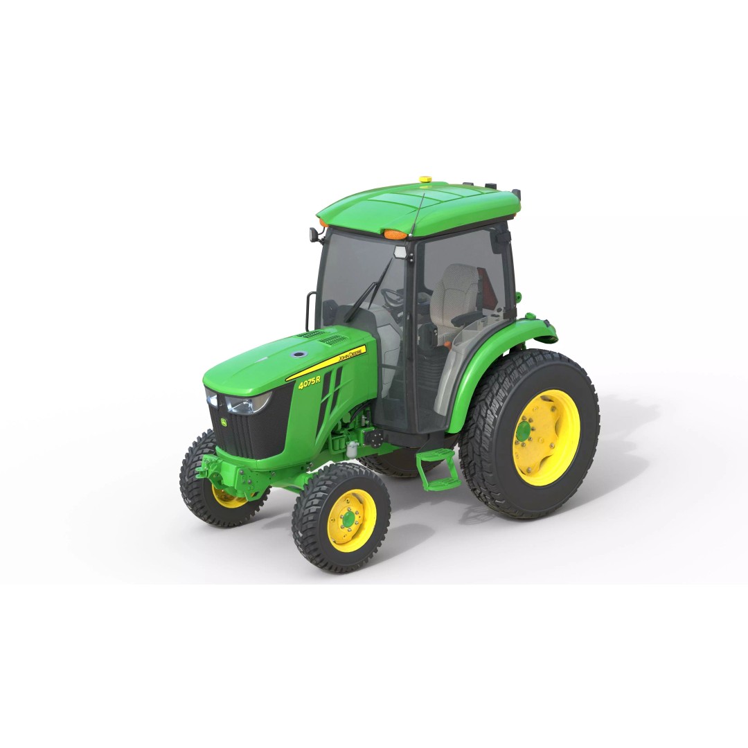 Farming Vehicle Collection 3D Model – Low Poly Game Asset, FBX, Blender - View 6