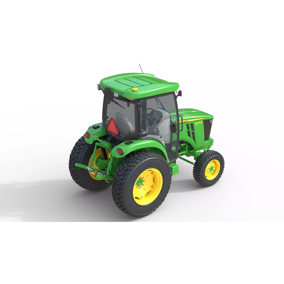 Farming Vehicle Collection 3D Model – Low Poly Game Asset, FBX, Blender - View 7