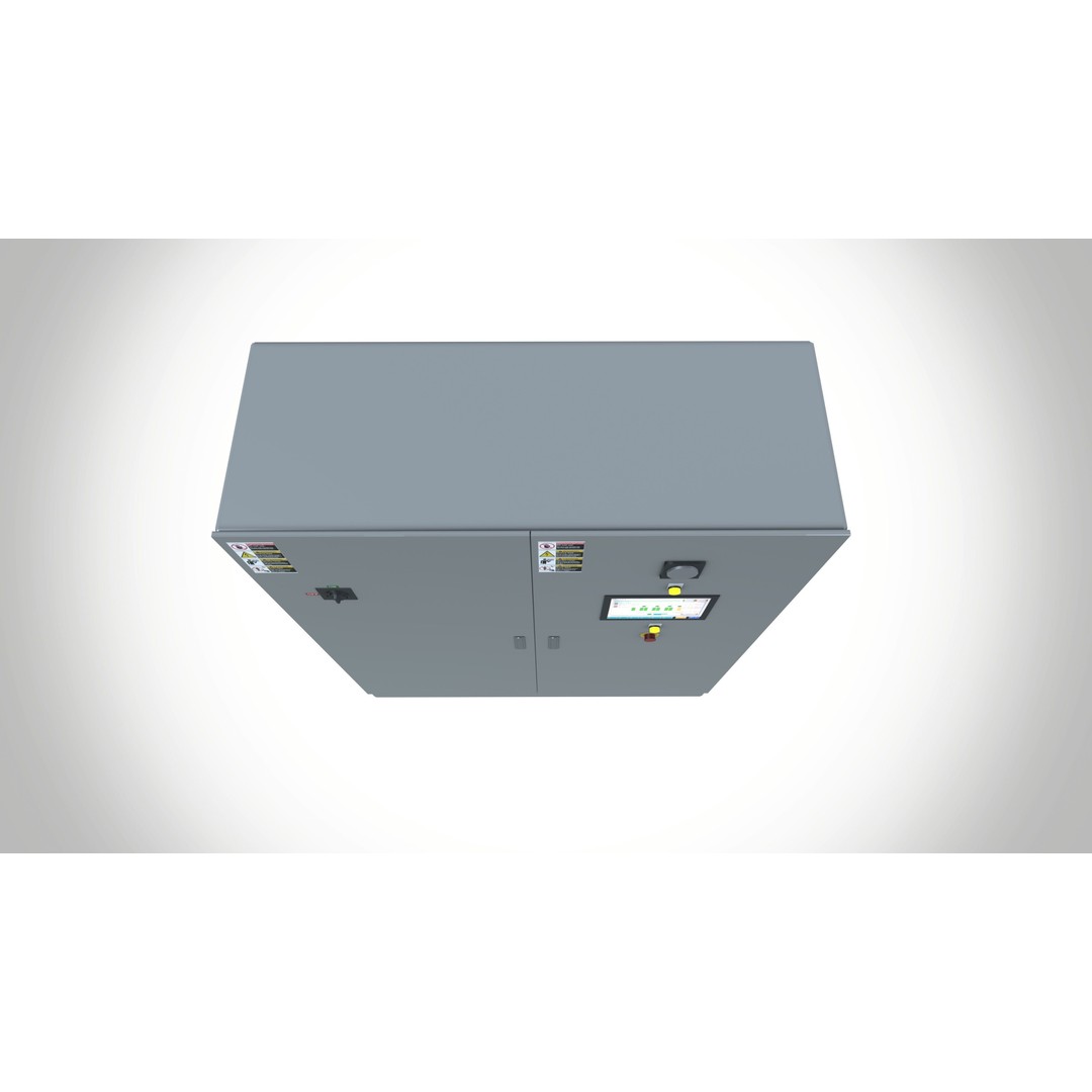 Factory Control Panel 3D Model – Low Poly Industrial Asset, FBX - View 5