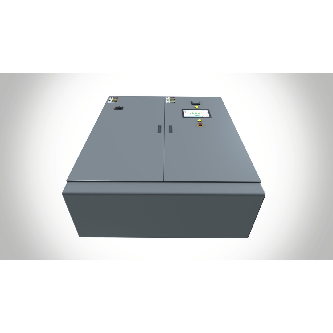 Factory Control Panel 3D Model – Low Poly Industrial Asset, FBX - View 6