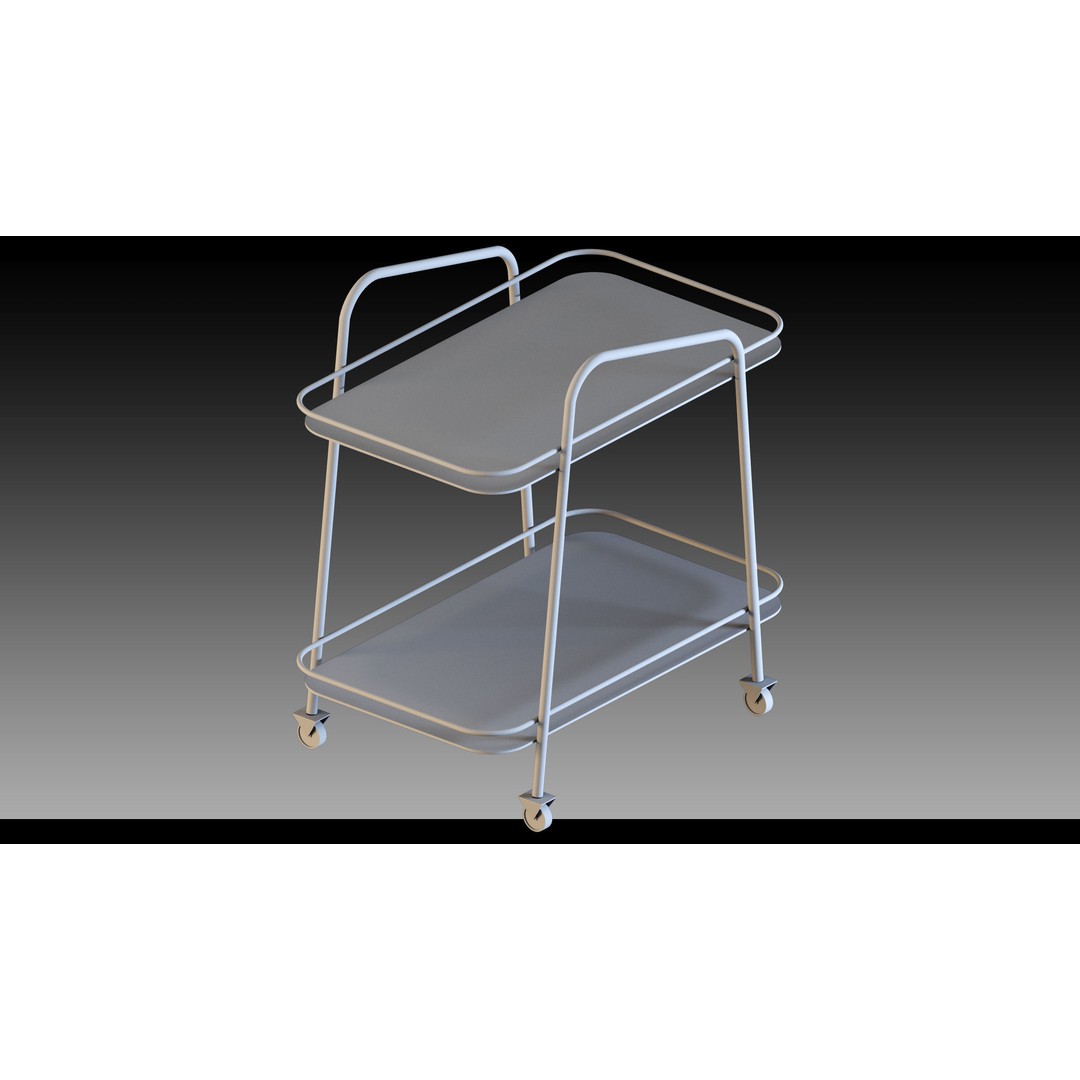 Transport Trolleys 3D Model – High Detail Industrial Props, FBX & Blender - View 14