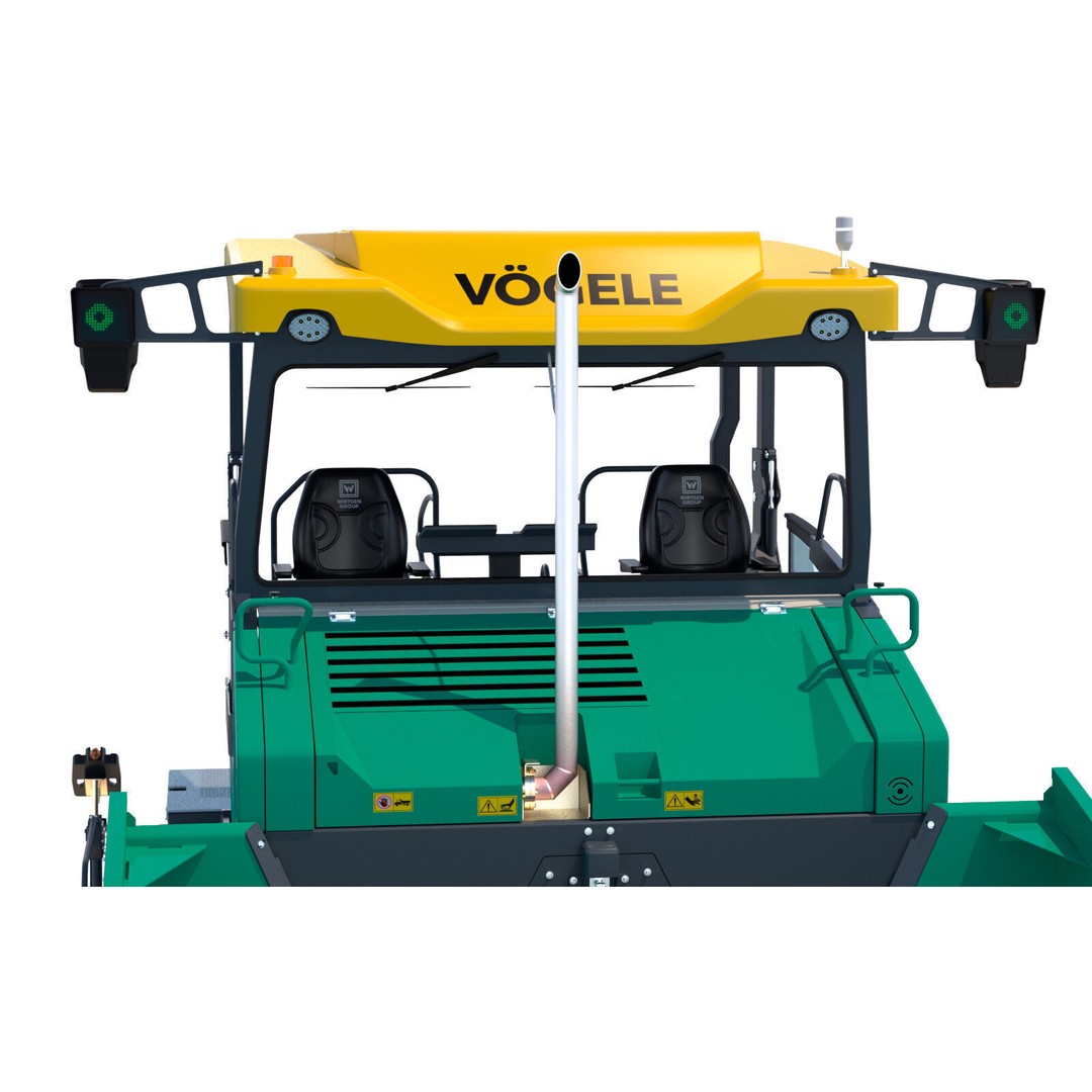 Vogele Super 2100 5i Asphalt Paver 3D Model – PBR Industrial Vehicle, FBX - View 17