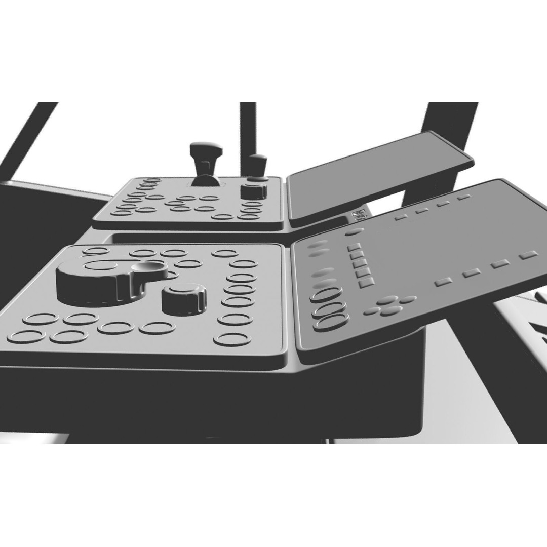 Vogele Super 2100 5i Asphalt Paver 3D Model – PBR Industrial Vehicle, FBX - View 21