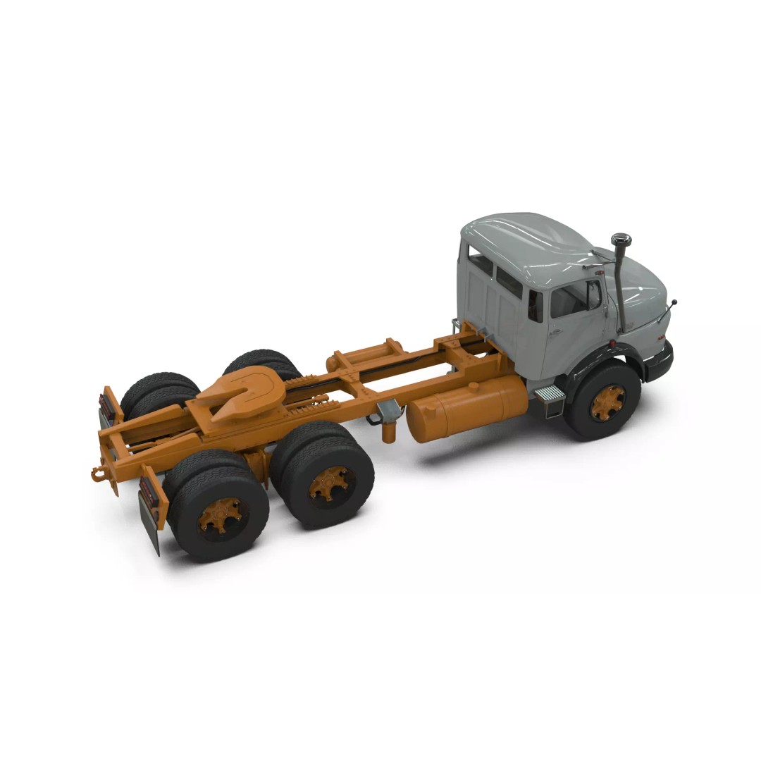 Mercedes-Benz 2624 Tractor Unit 3D Model – High Poly Game-Ready Asset, Blender - View 6