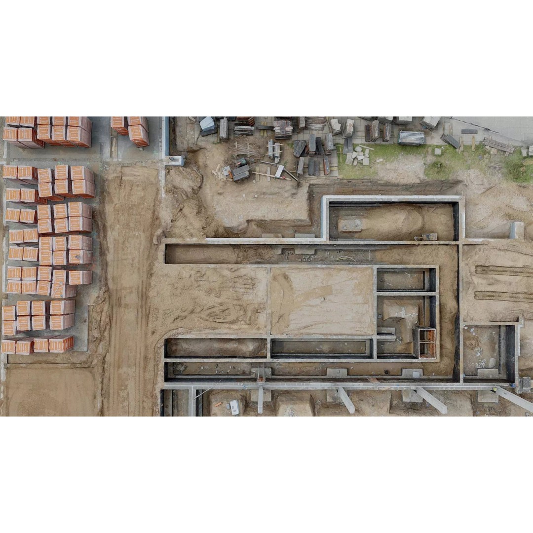 Foundation Footings 3D Model – Photogrammetry High Poly Asset, FBX - View 8
