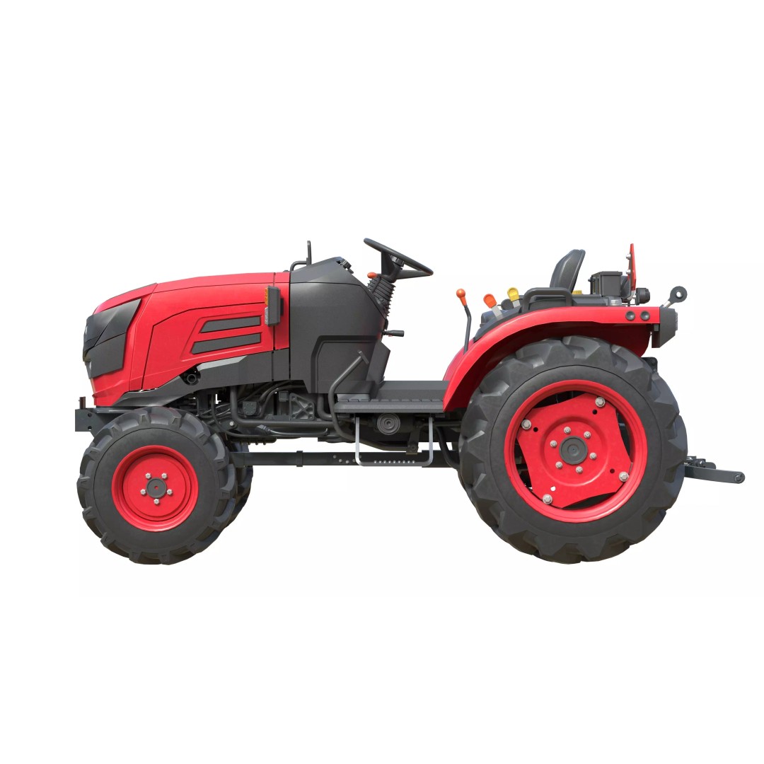 Mahindra Oja 3D Model – Low Poly Industrial Vehicle, FBX, Blender - View 10