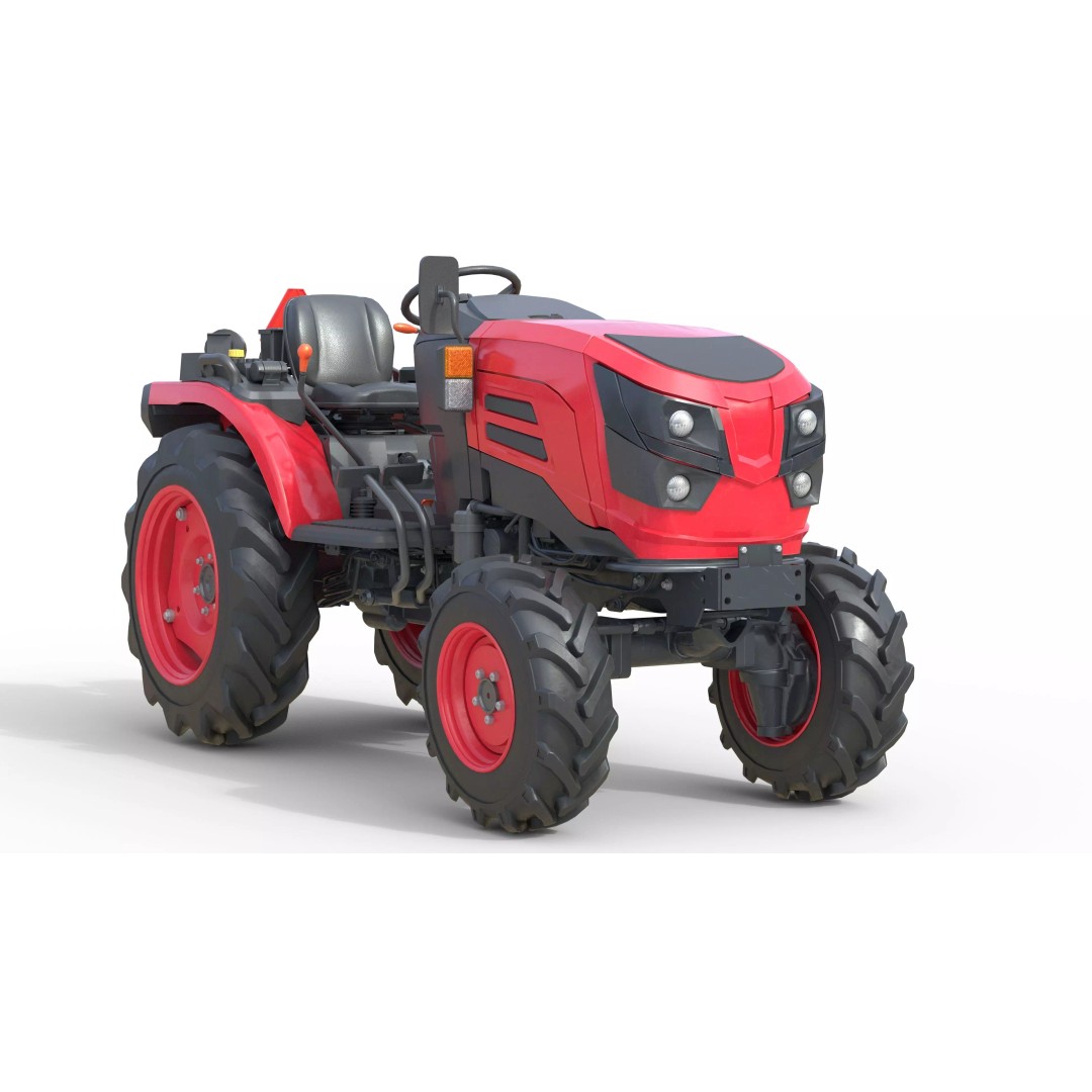 Mahindra Oja 3D Model – Low Poly Industrial Vehicle, FBX, Blender - View 7