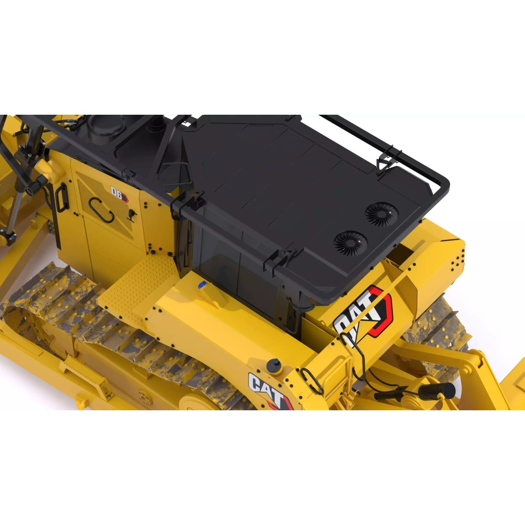 CAT Medium Dozer D6 Tier 4 3D Model – High Poly PBR Asset, FBX, OBJ - View 15