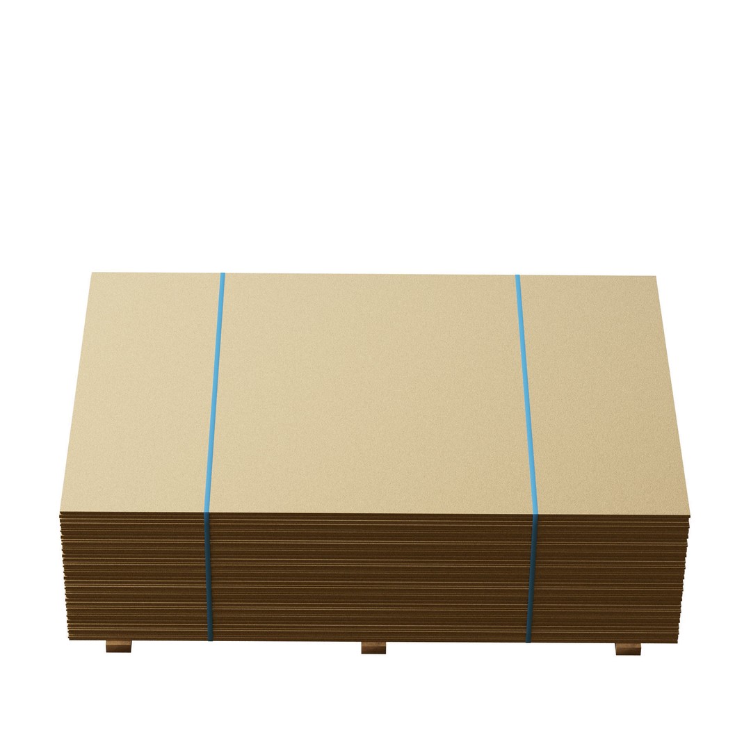 Stack of Plywoods 3D Model – Game Ready PBR Asset, FBX, OBJ - View 13