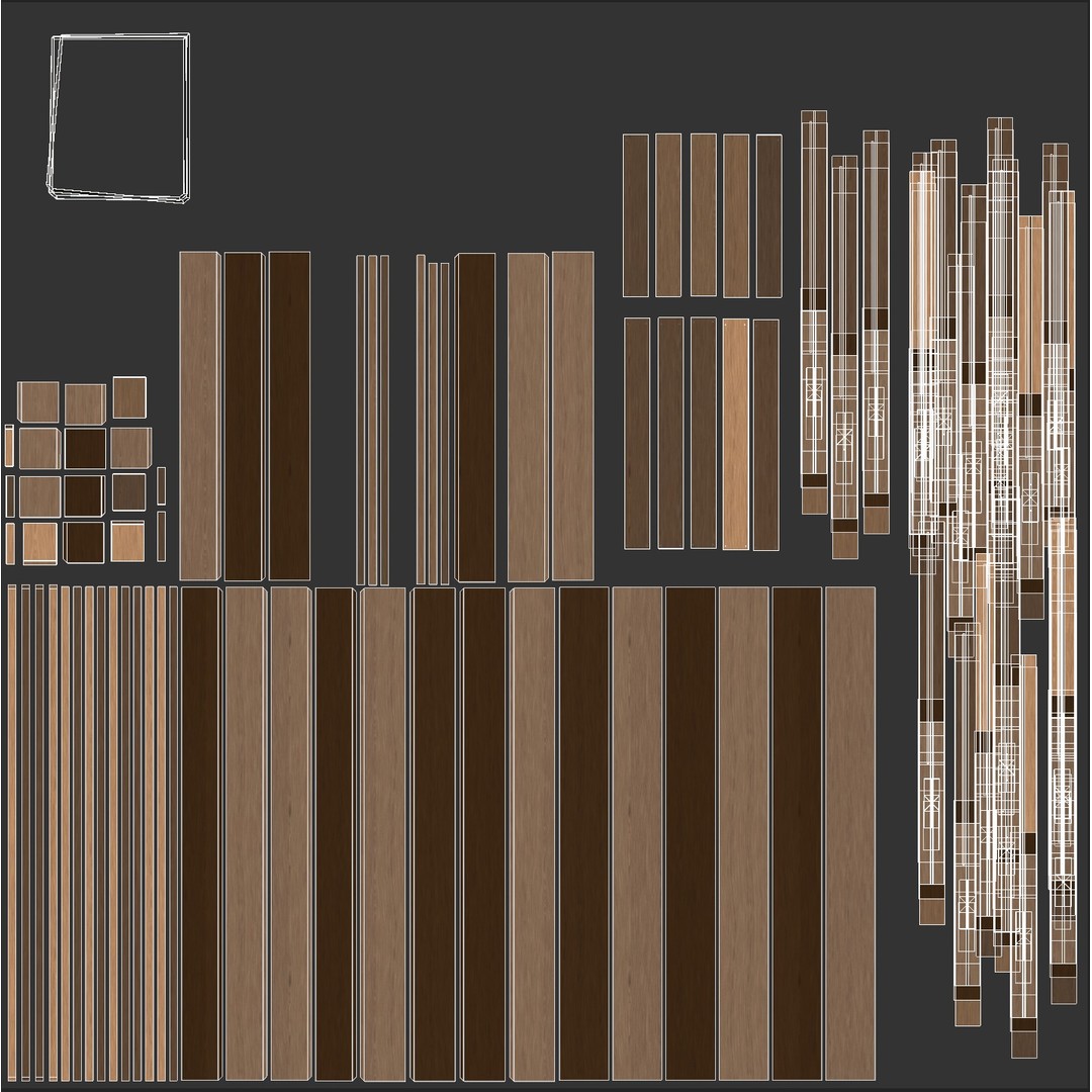 Wooden Fruit Crates 3D Model – PBR Textured, Game Ready, FBX