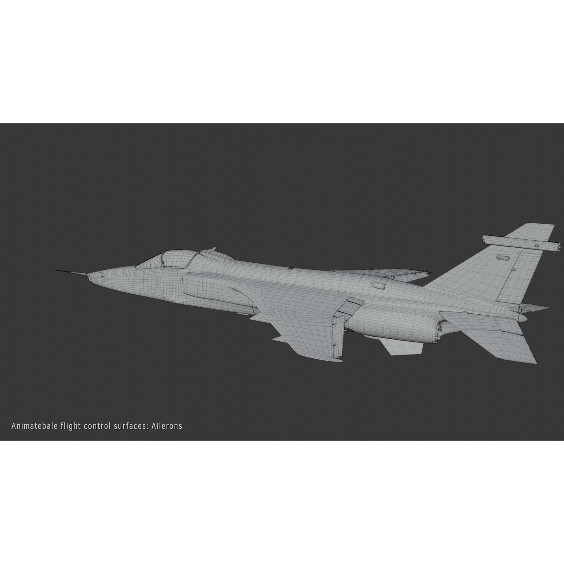 Sepecat Jaguar GR3 - Rigged PBR Game-Ready 3D Model - View 14