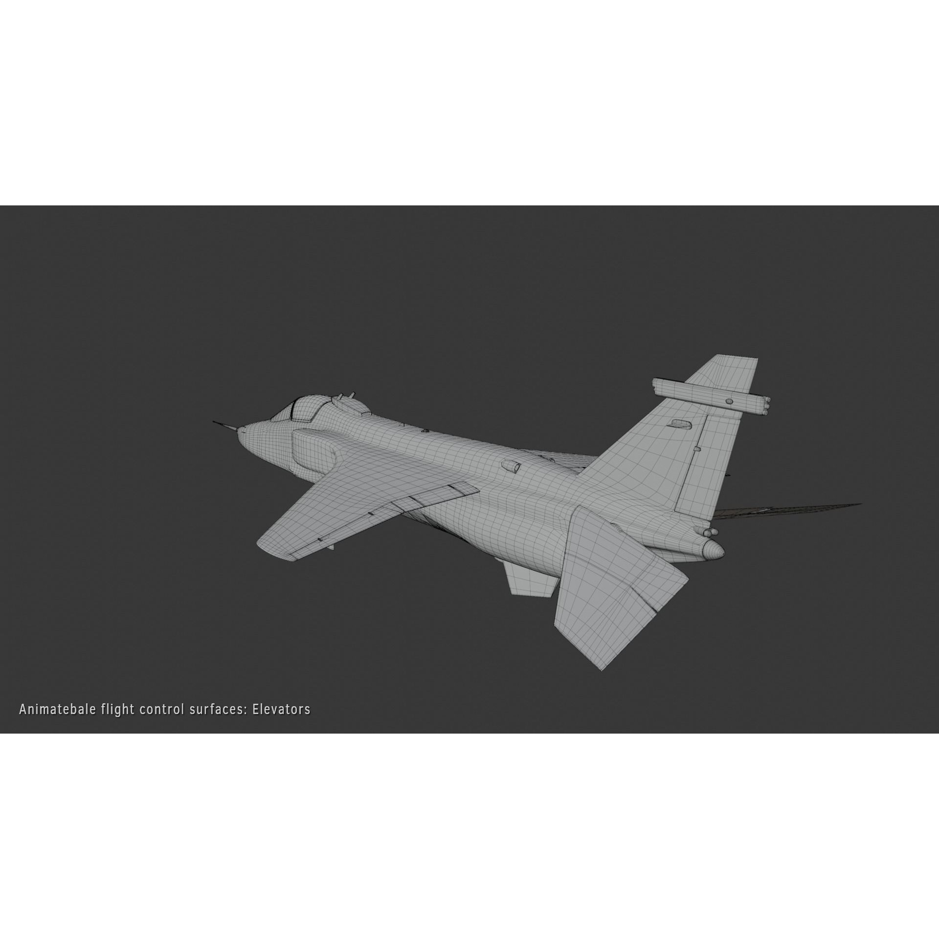 Sepecat Jaguar GR3 - Rigged PBR Game-Ready 3D Model - View 15