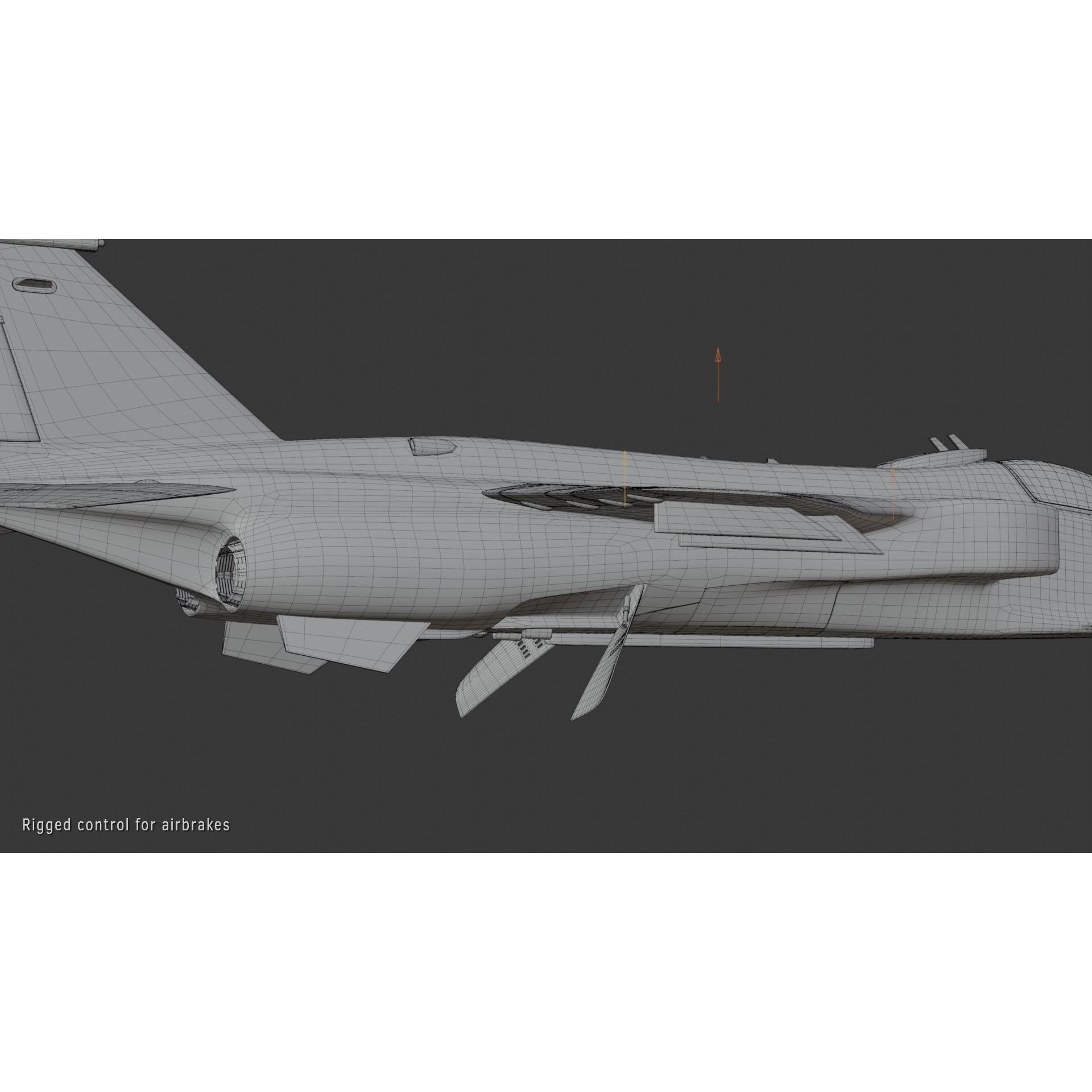 Sepecat Jaguar GR3 - Rigged PBR Game-Ready 3D Model - View 17