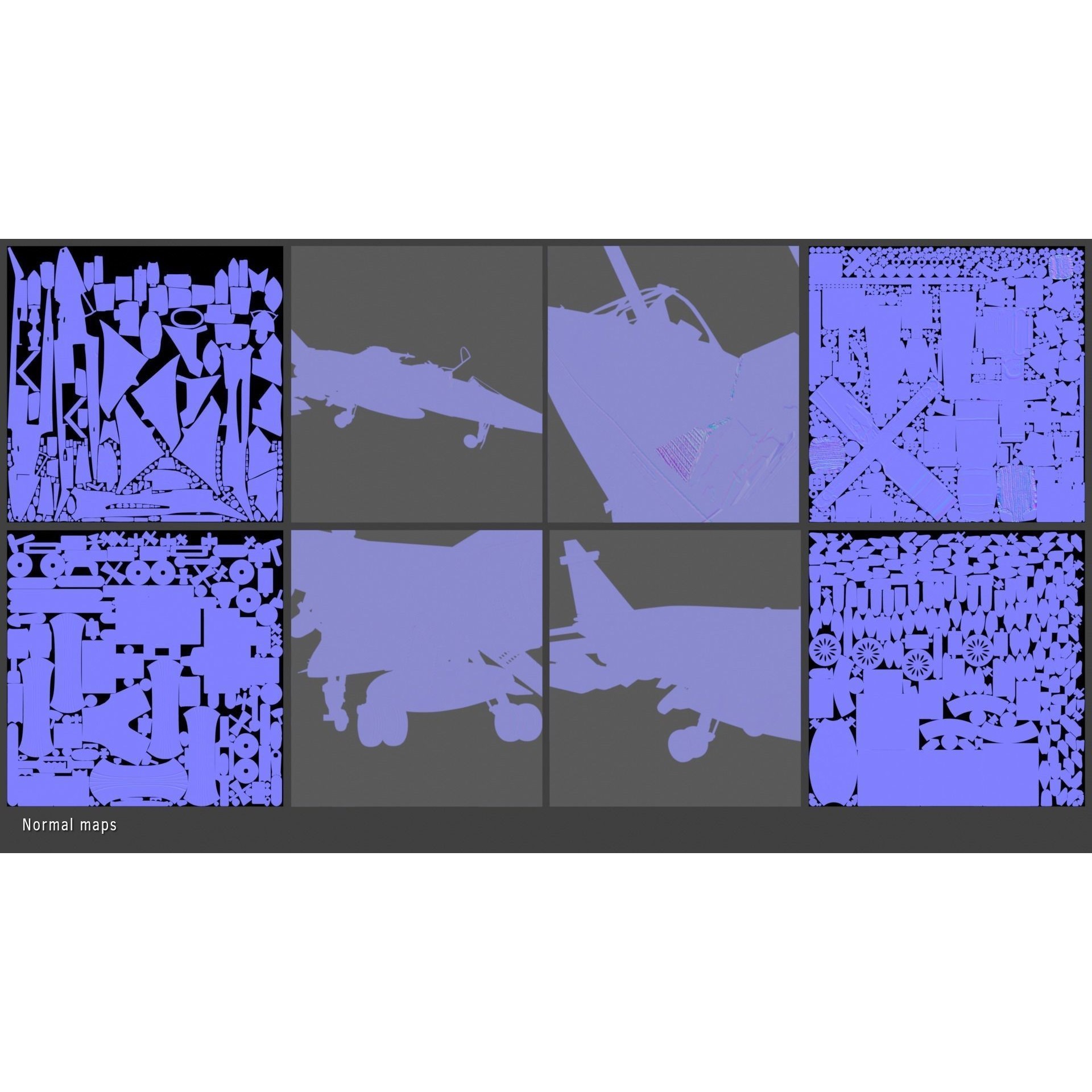 Sepecat Jaguar GR3 - Rigged PBR Game-Ready 3D Model - View 24