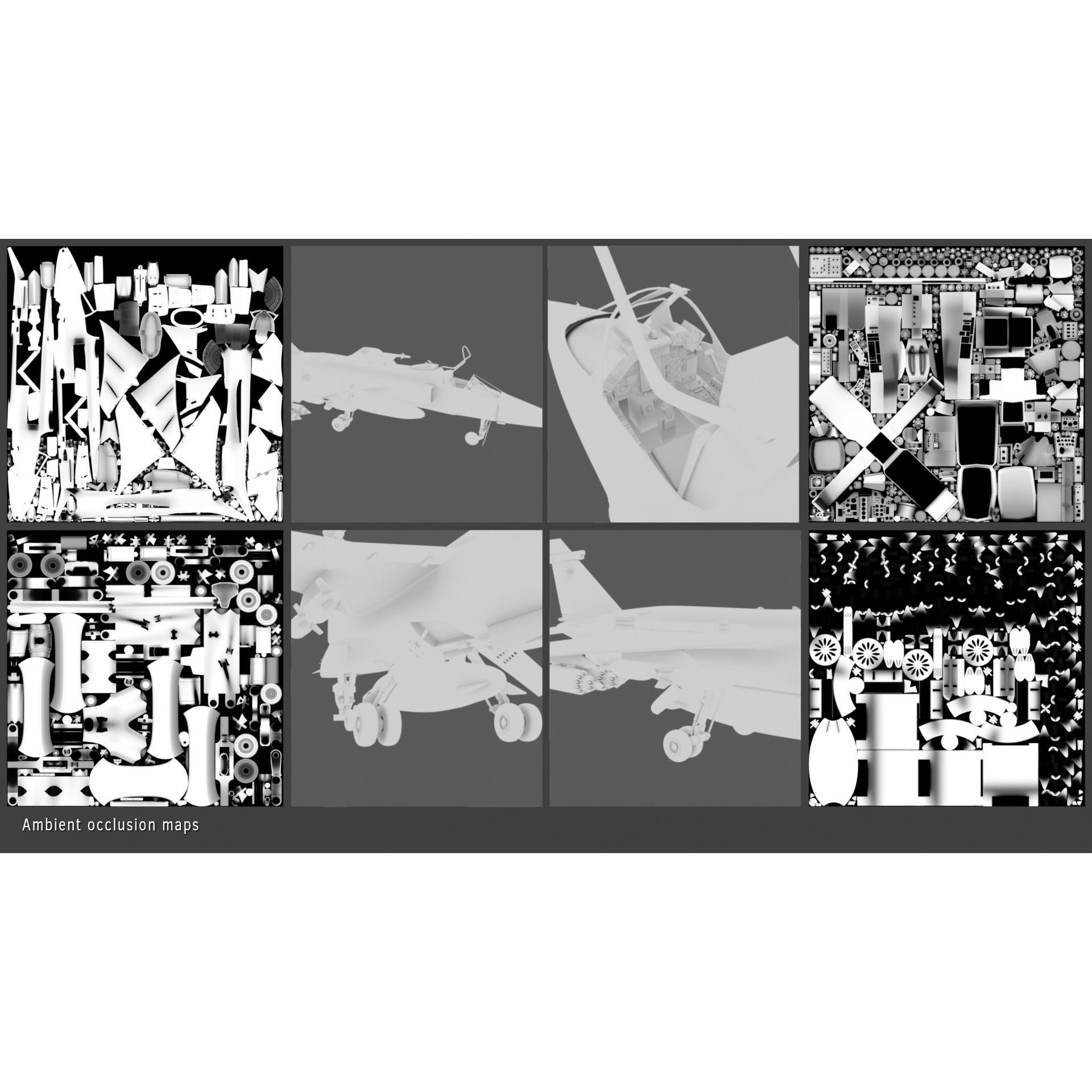 Sepecat Jaguar GR3 - Rigged PBR Game-Ready 3D Model - View 25