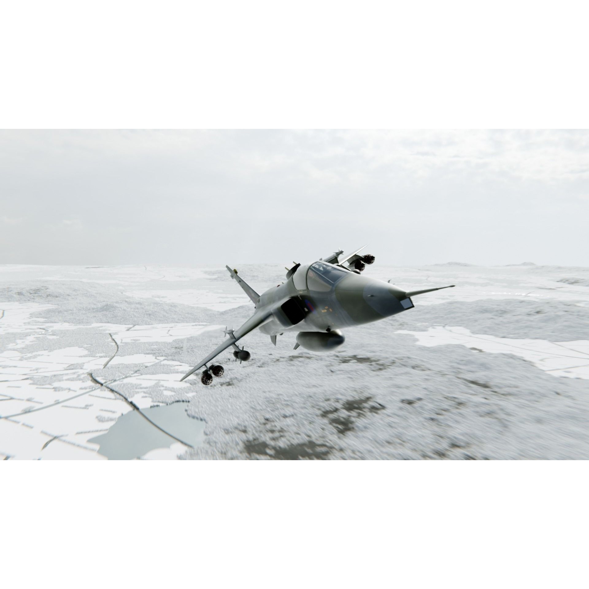 Sepecat Jaguar GR3 - Rigged PBR Game-Ready 3D Model - View 6