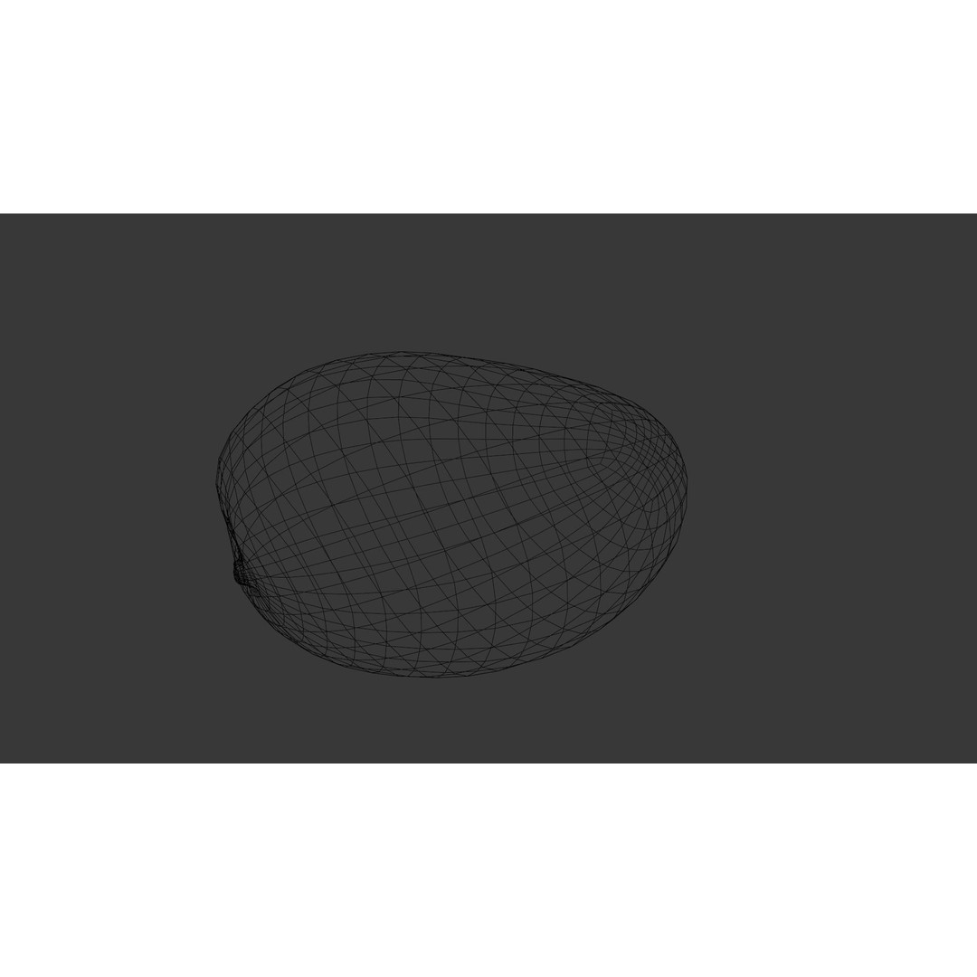 Mango 3D Model – Low Poly Game Asset, FBX, PBR Textures - View 13