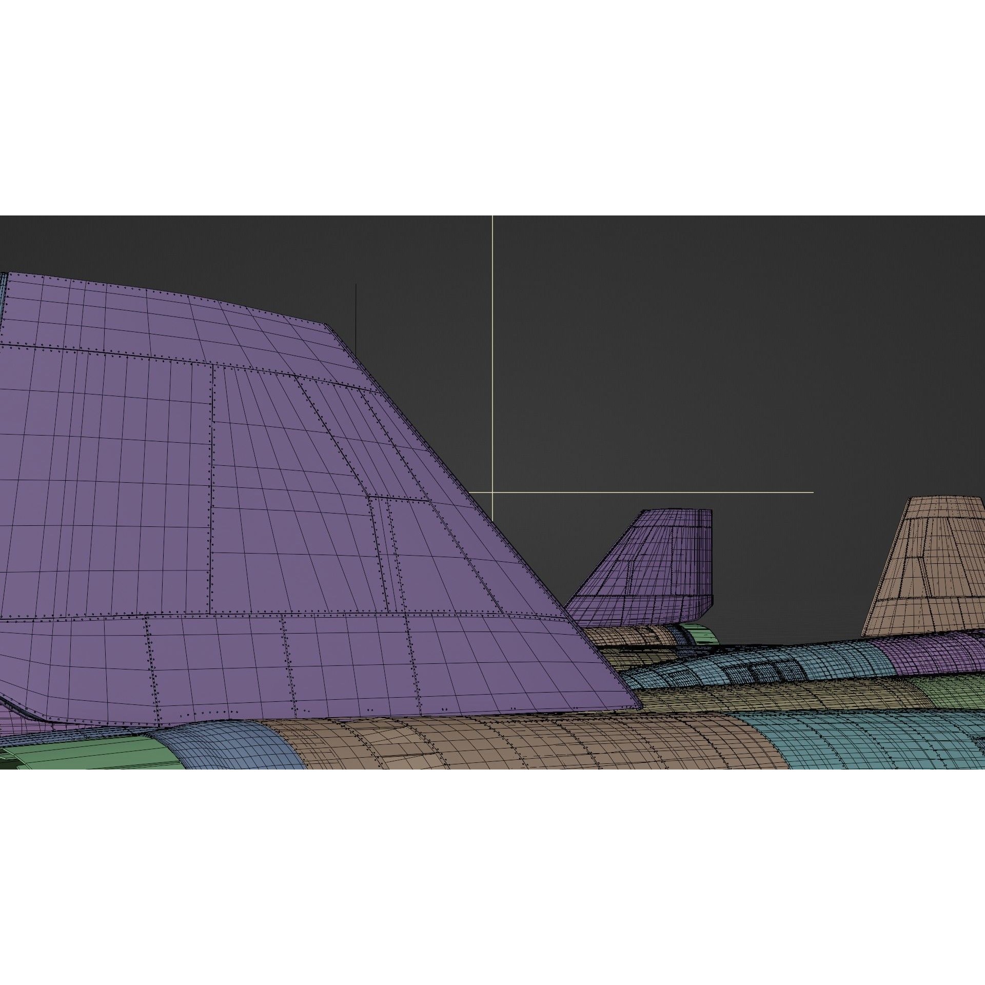Lockheed SR-71 Blackbird - High-Poly 3D Model - View 21