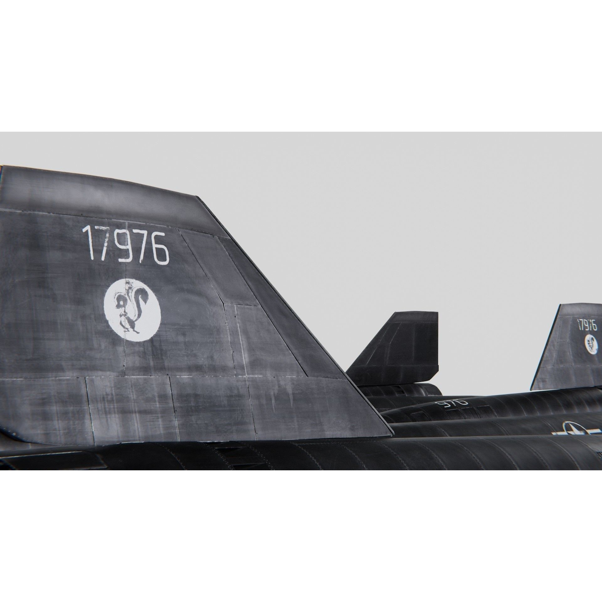 Lockheed SR-71 Blackbird - High-Poly 3D Model - View 7
