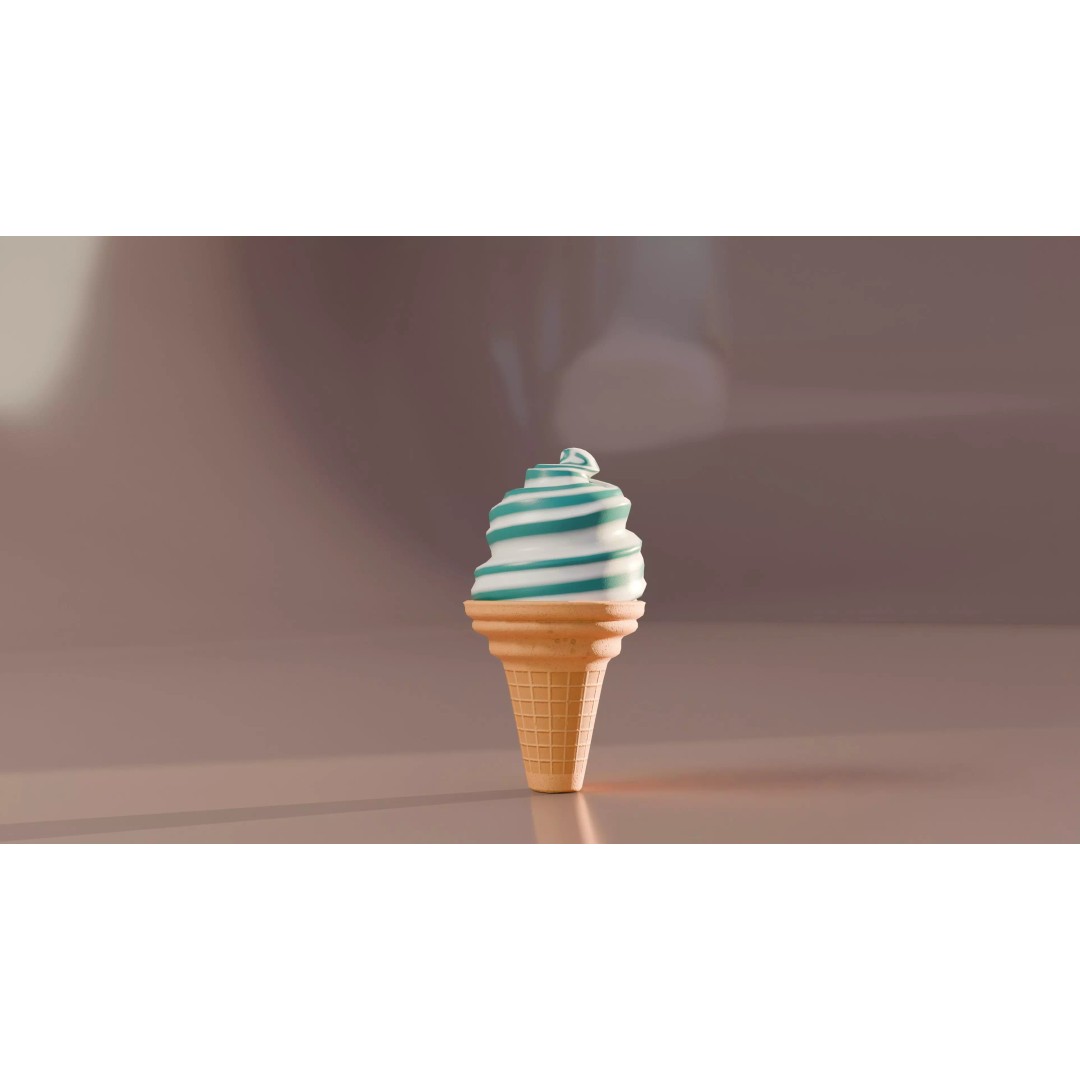 Modular Ice Cream Pack 3D Model – Low Poly Game Ready, FBX - View 10