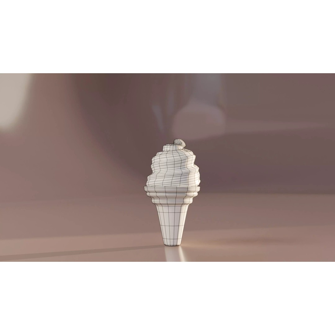Modular Ice Cream Pack 3D Model – Low Poly Game Ready, FBX - View 11