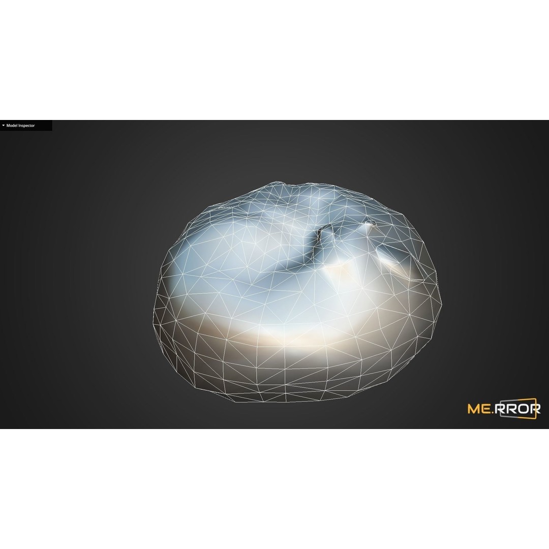 Almond Bread 3D Model – Low Poly Game-Ready Asset, FBX & OBJ - View 20