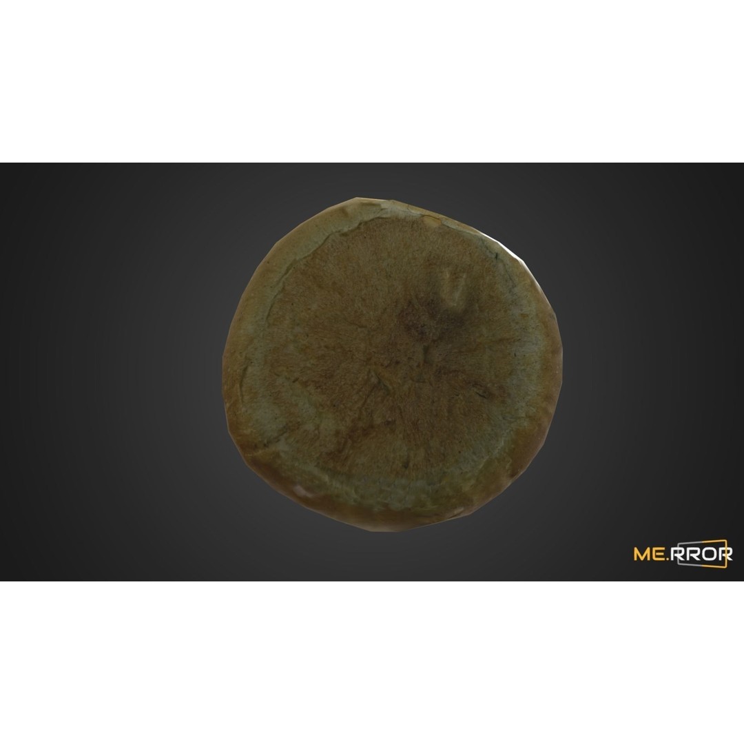 Almond Bread 3D Model – Low Poly Game-Ready Asset, FBX & OBJ - View 8