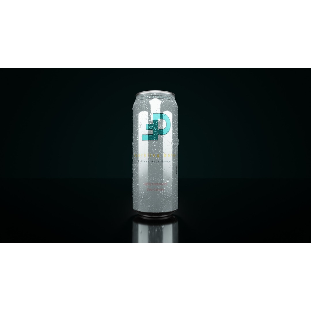 Realistic 500ml Beverage Can 3D Model – Low Poly PBR Asset, FBX, Blender - View 3
