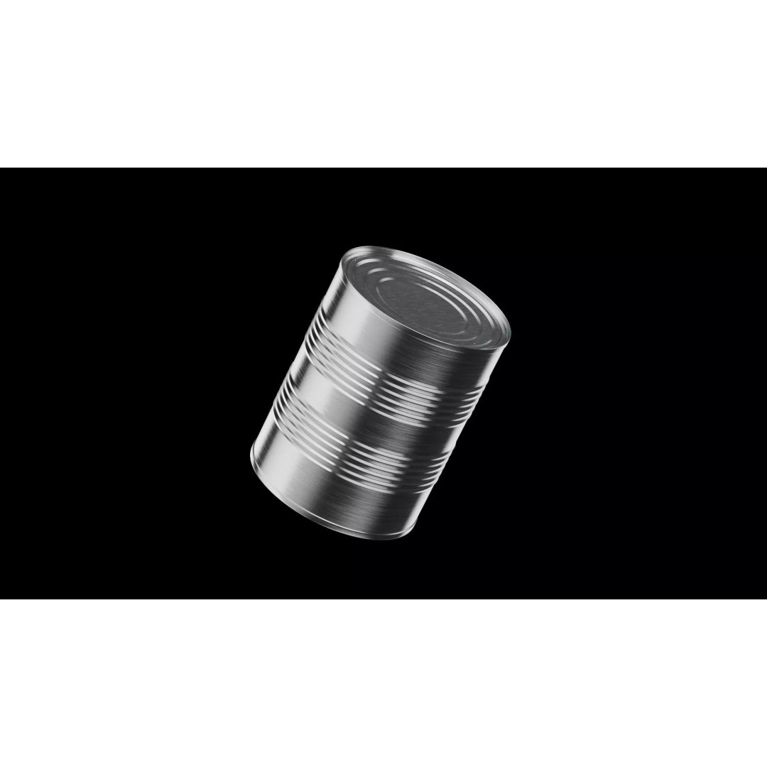 Can of Milk 3D Model – Realistic Beverage Asset, FBX, PBR Textures - View 3