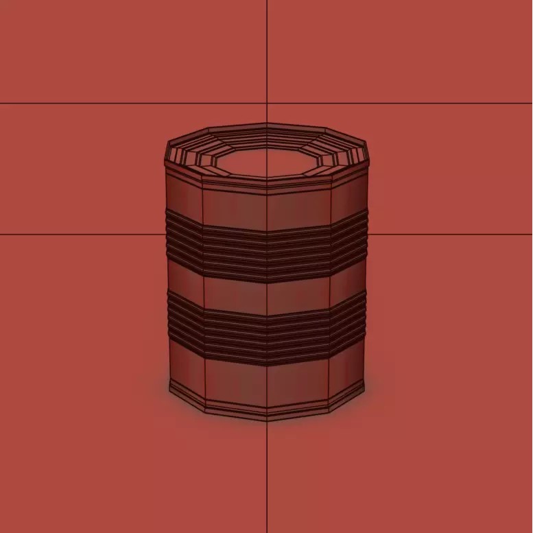 Can of Milk 3D Model – Realistic Beverage Asset, FBX, PBR Textures - View 7