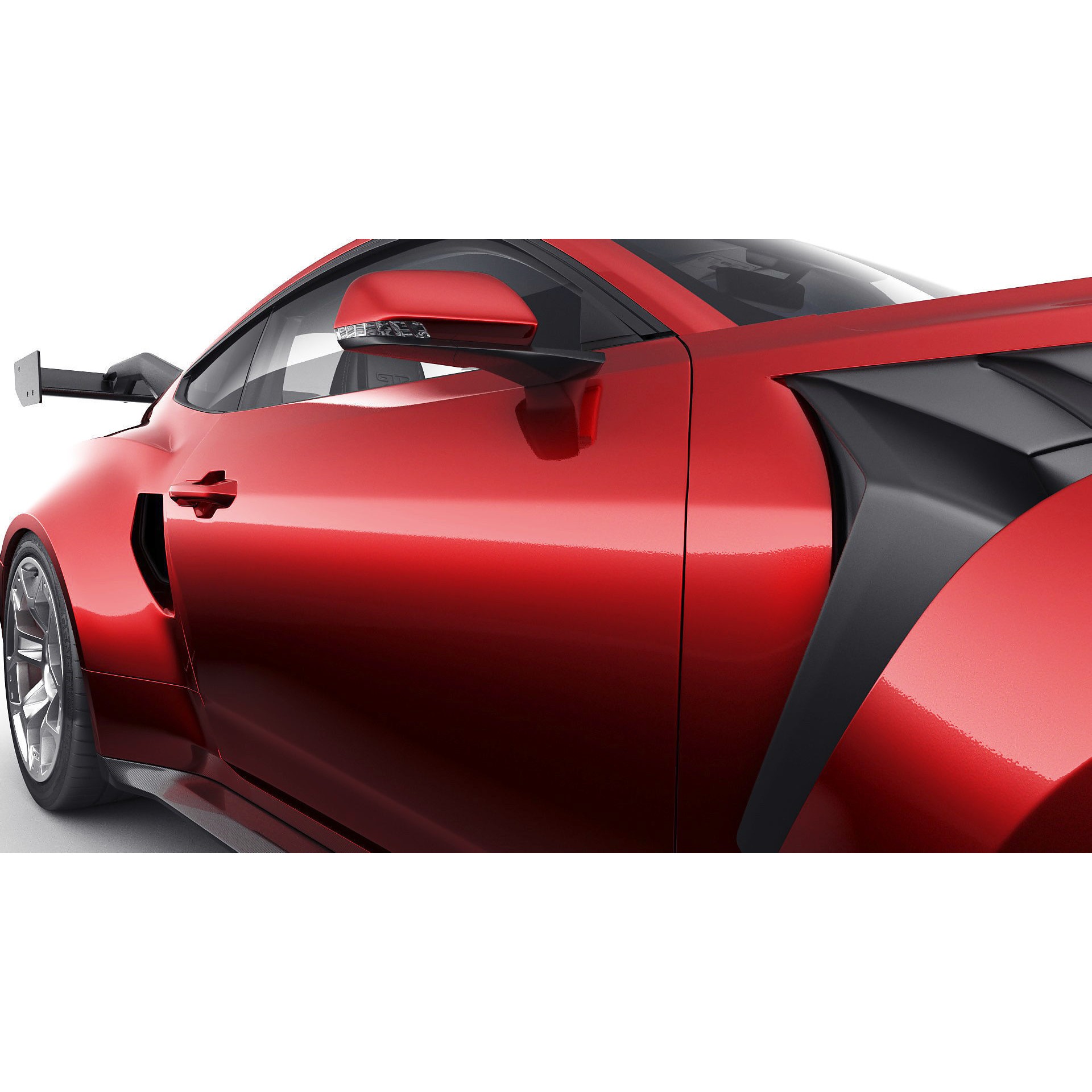 Mustang GTD 2025 - Detailed Game-Ready 3D Model - View 18