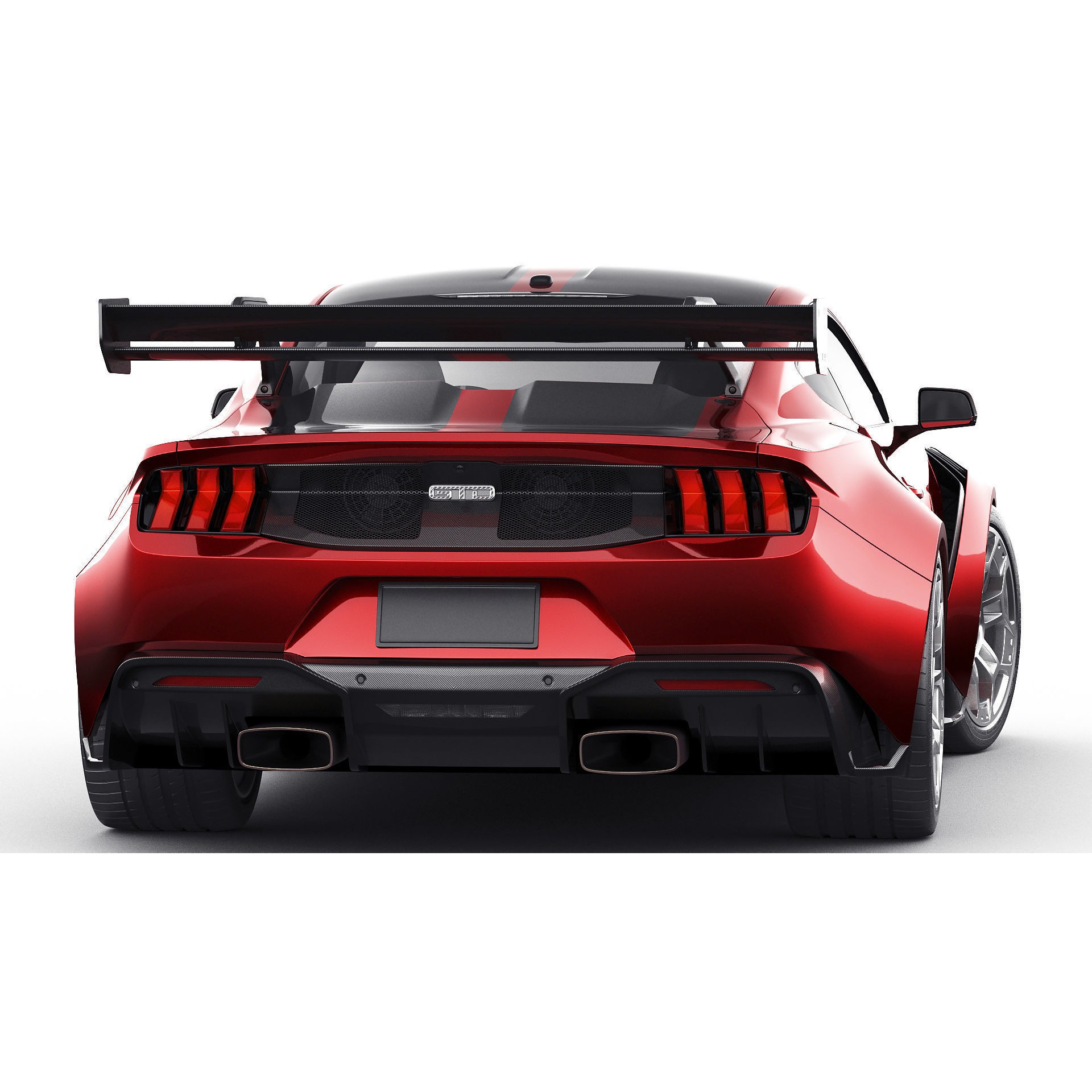 Mustang GTD 2025 - Detailed Game-Ready 3D Model - View 20