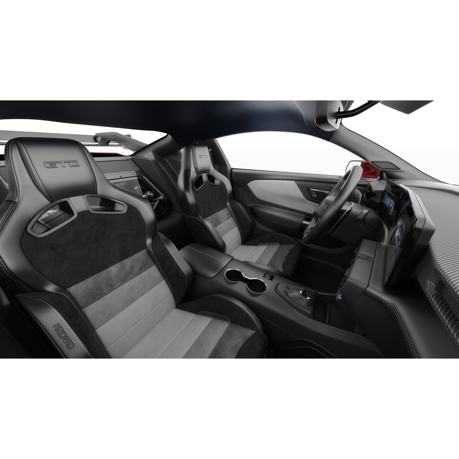 Mustang GTD 2025 - Detailed Game-Ready 3D Model - View 23