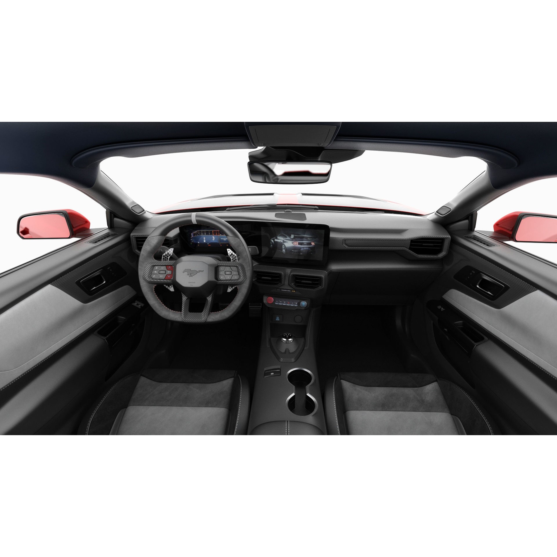 Mustang GTD 2025 - Detailed Game-Ready 3D Model - View 24