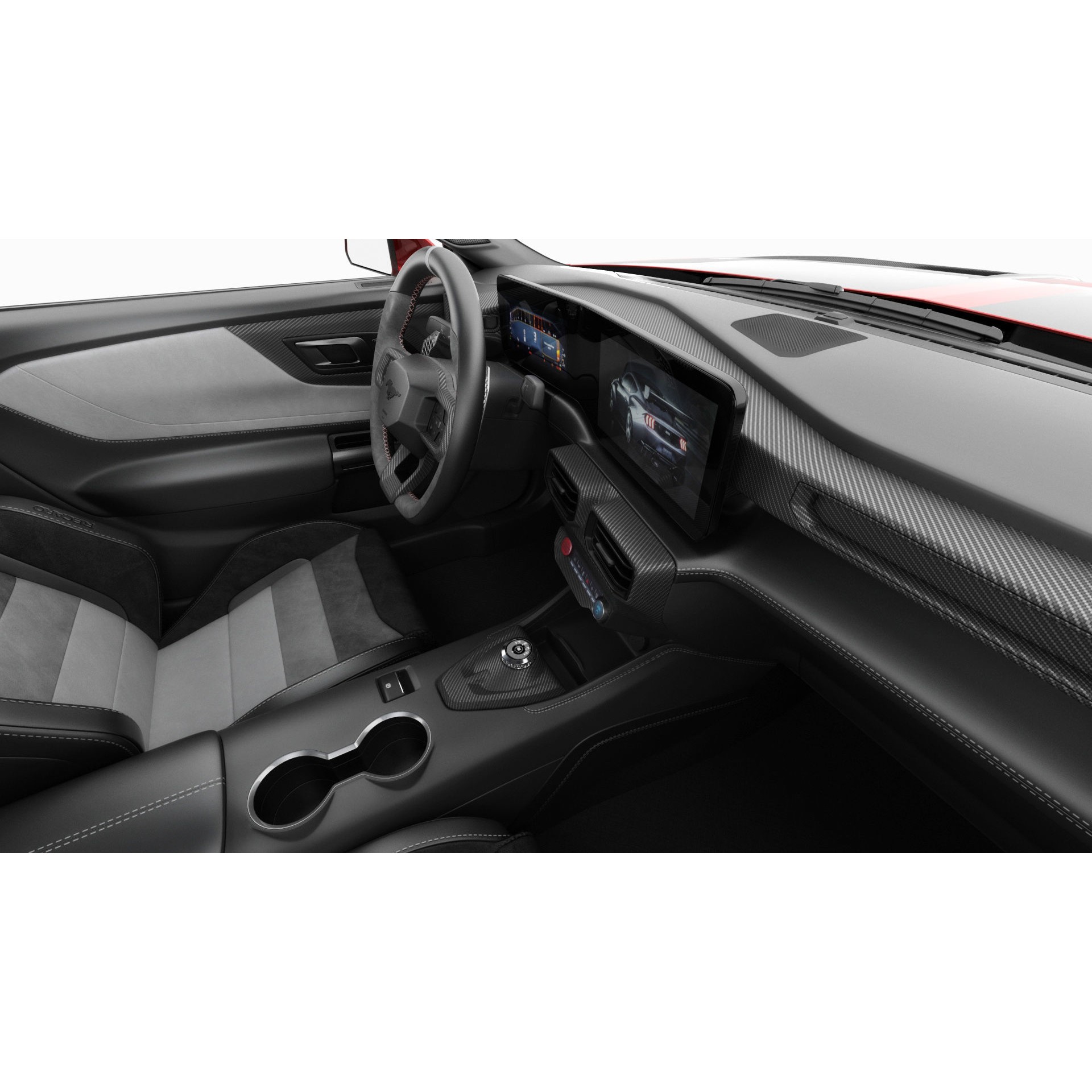 Mustang GTD 2025 - Detailed Game-Ready 3D Model - View 25