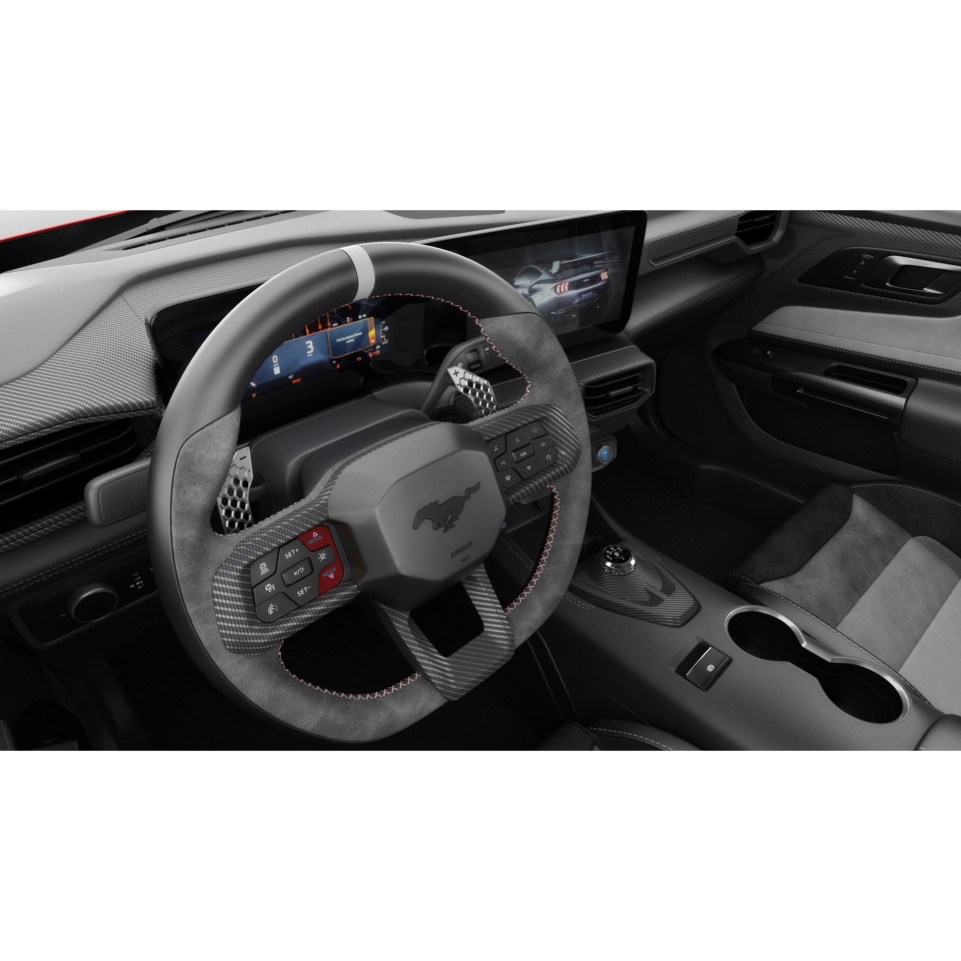 Mustang GTD 2025 - Detailed Game-Ready 3D Model - View 27