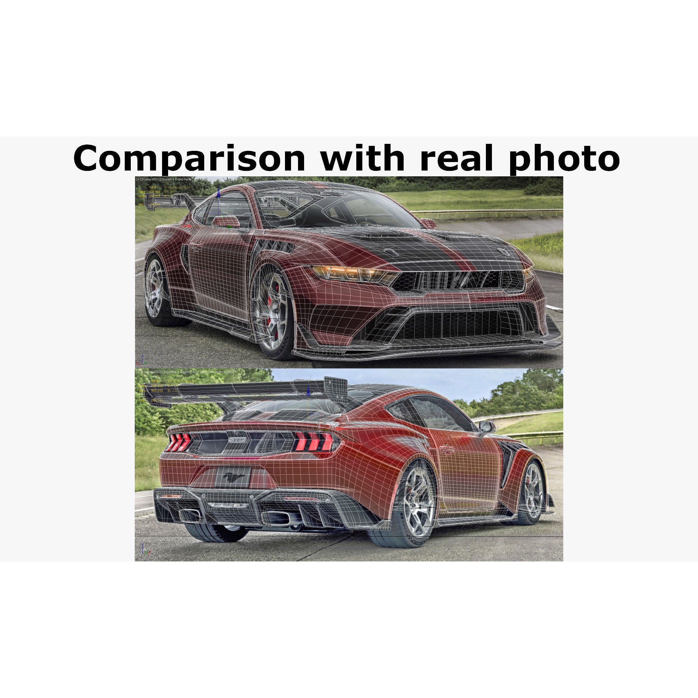 Mustang GTD 2025 - Detailed Game-Ready 3D Model - View 39