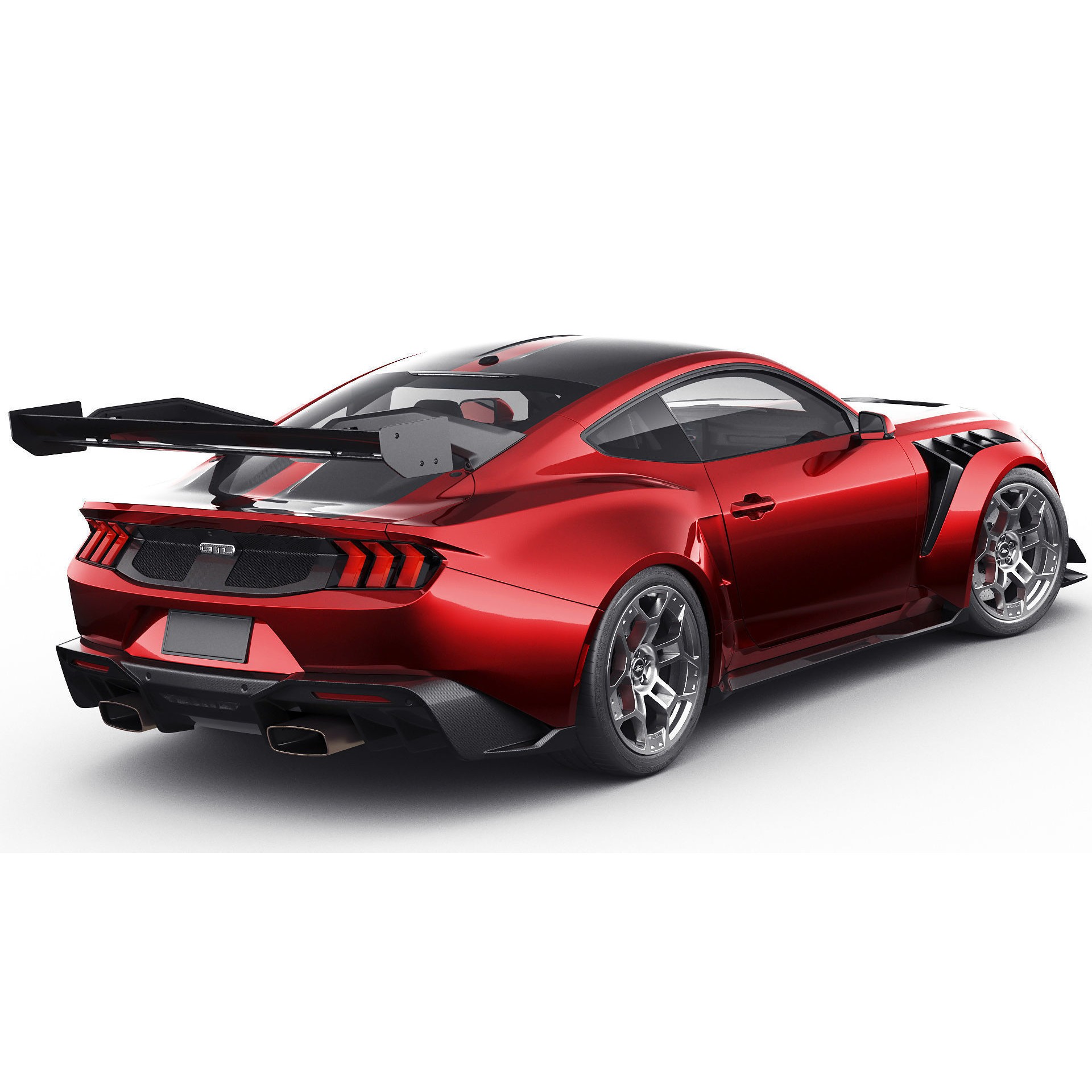 Mustang GTD 2025 - Detailed Game-Ready 3D Model - View 5