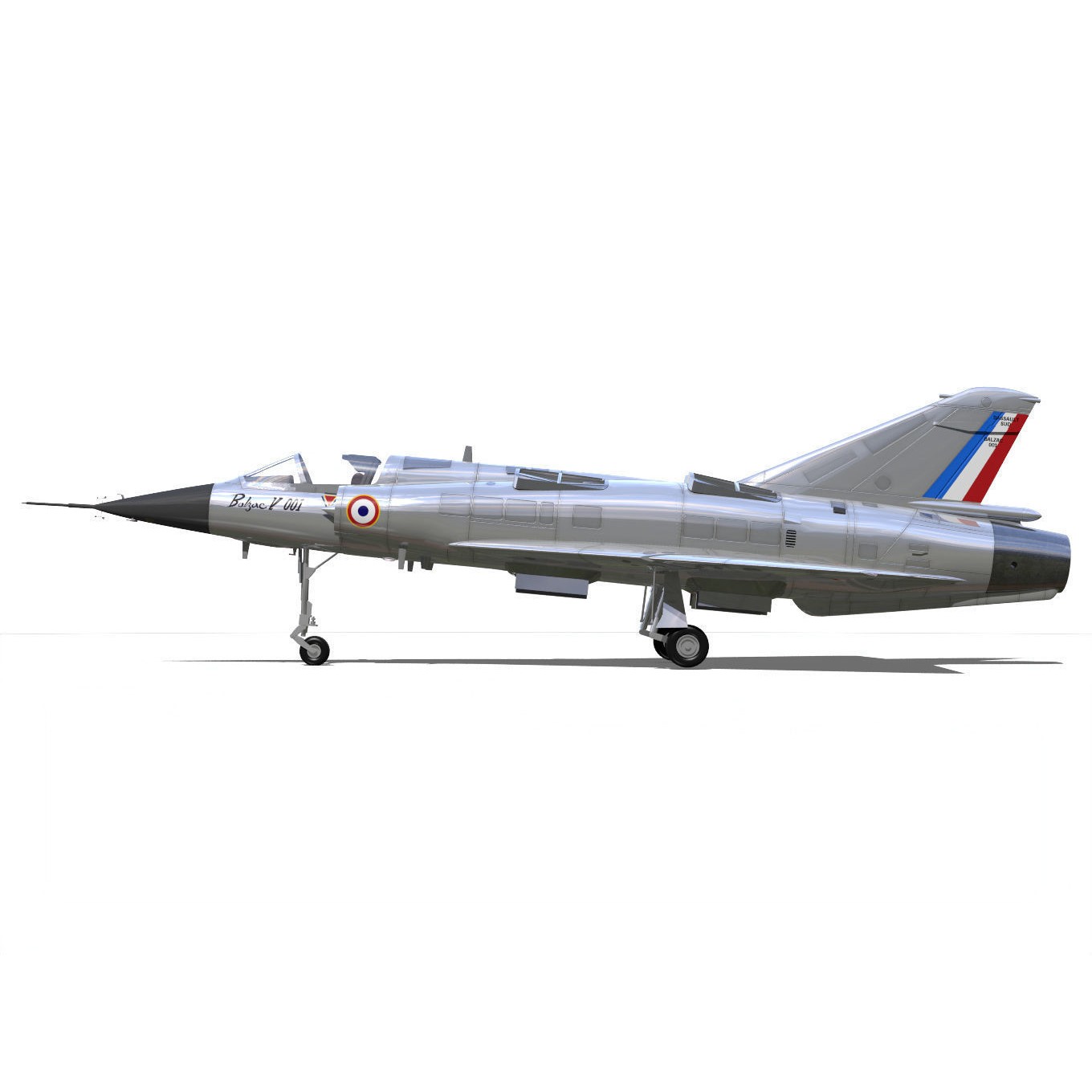 Dassault Balzac - High-Detail 3D Model - View 11