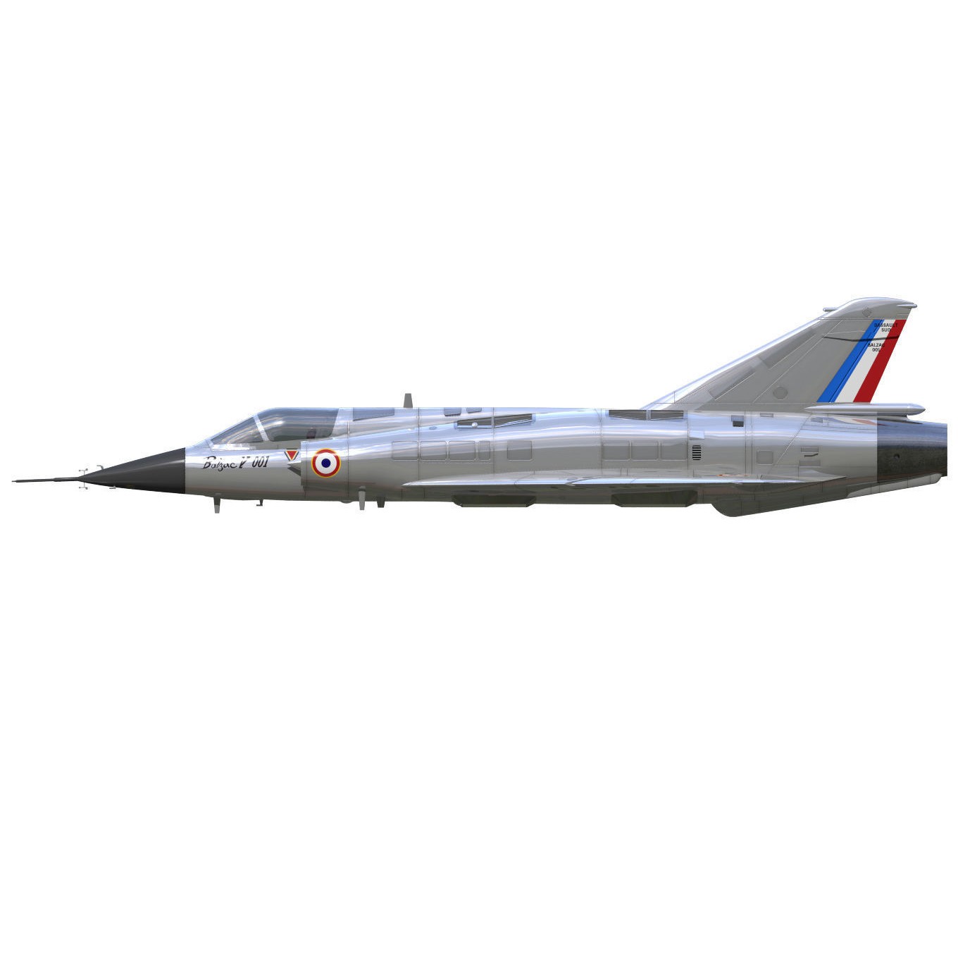 Dassault Balzac - High-Detail 3D Model - View 12